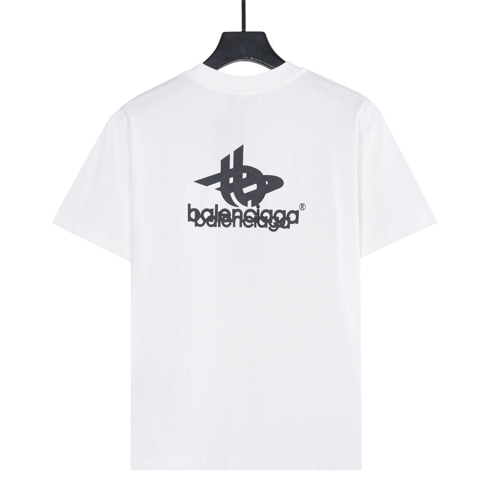 BALENCIAGA/巴黎世家 BLCG 双重叠字母logo前后印花短袖 黑色 白色-Top High Quatity Cheap Sneakers Fashion Clothing Clothes Bags handbags Shoes of all Brand wholesale With The best Quality And Beautiful Price from China Factory Chinese suppliers wholesaler seller BALENCIAGA/巴黎世家 BLCG 双重叠字母logo前后印花短袖 黑色 白色