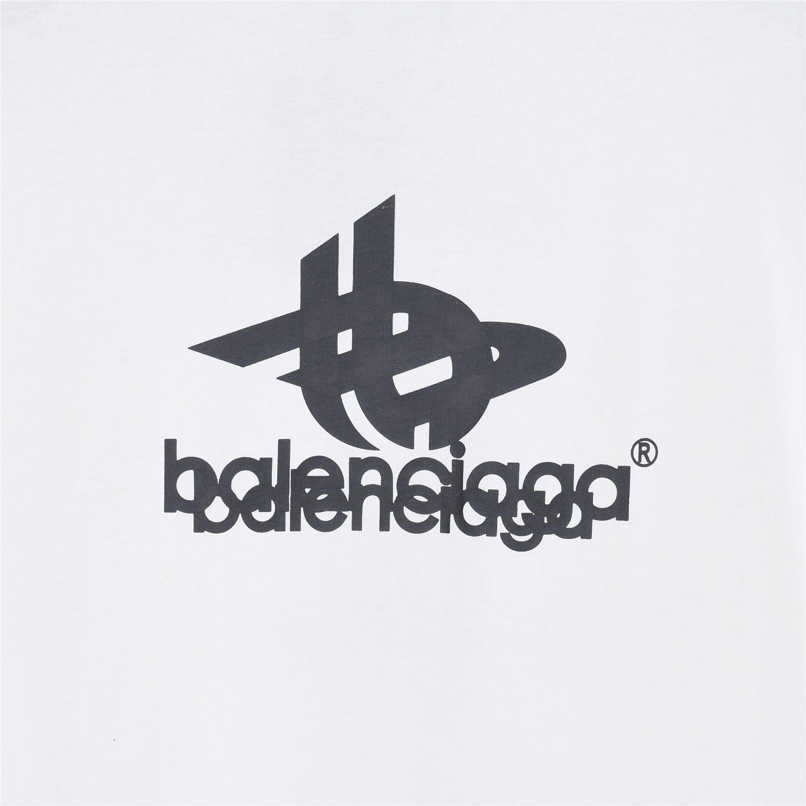 BALENCIAGA/巴黎世家 BLCG 双重叠字母logo前后印花短袖 黑色 白色-Top High Quatity Cheap Sneakers Fashion Clothing Clothes Bags handbags Shoes of all Brand wholesale With The best Quality And Beautiful Price from China Factory Chinese suppliers wholesaler seller BALENCIAGA/巴黎世家 BLCG 双重叠字母logo前后印花短袖 黑色 白色