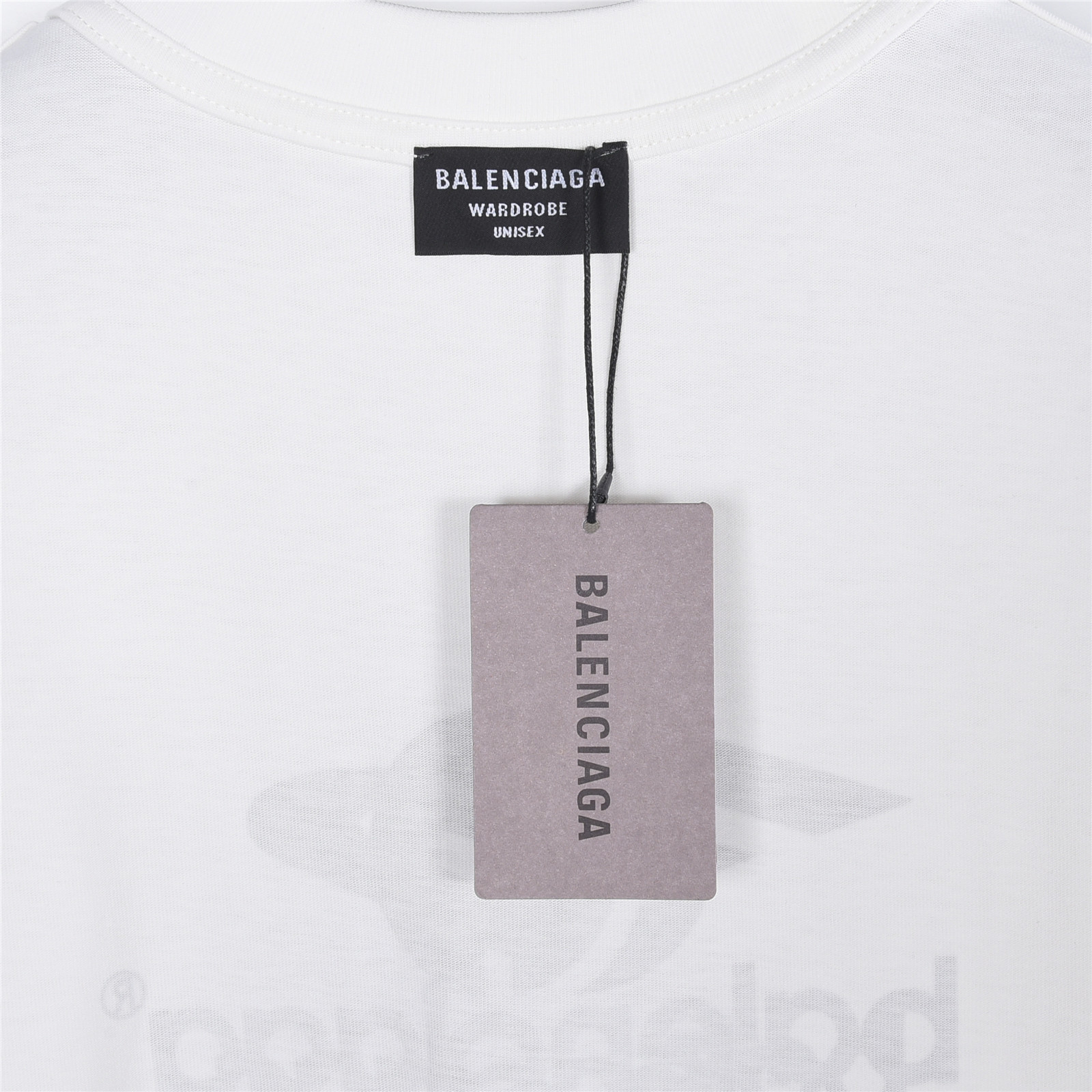 BALENCIAGA/巴黎世家 BLCG 双重叠字母logo前后印花短袖 黑色 白色-Top High Quatity Cheap Sneakers Fashion Clothing Clothes Bags handbags Shoes of all Brand wholesale With The best Quality And Beautiful Price from China Factory Chinese suppliers wholesaler seller BALENCIAGA/巴黎世家 BLCG 双重叠字母logo前后印花短袖 黑色 白色