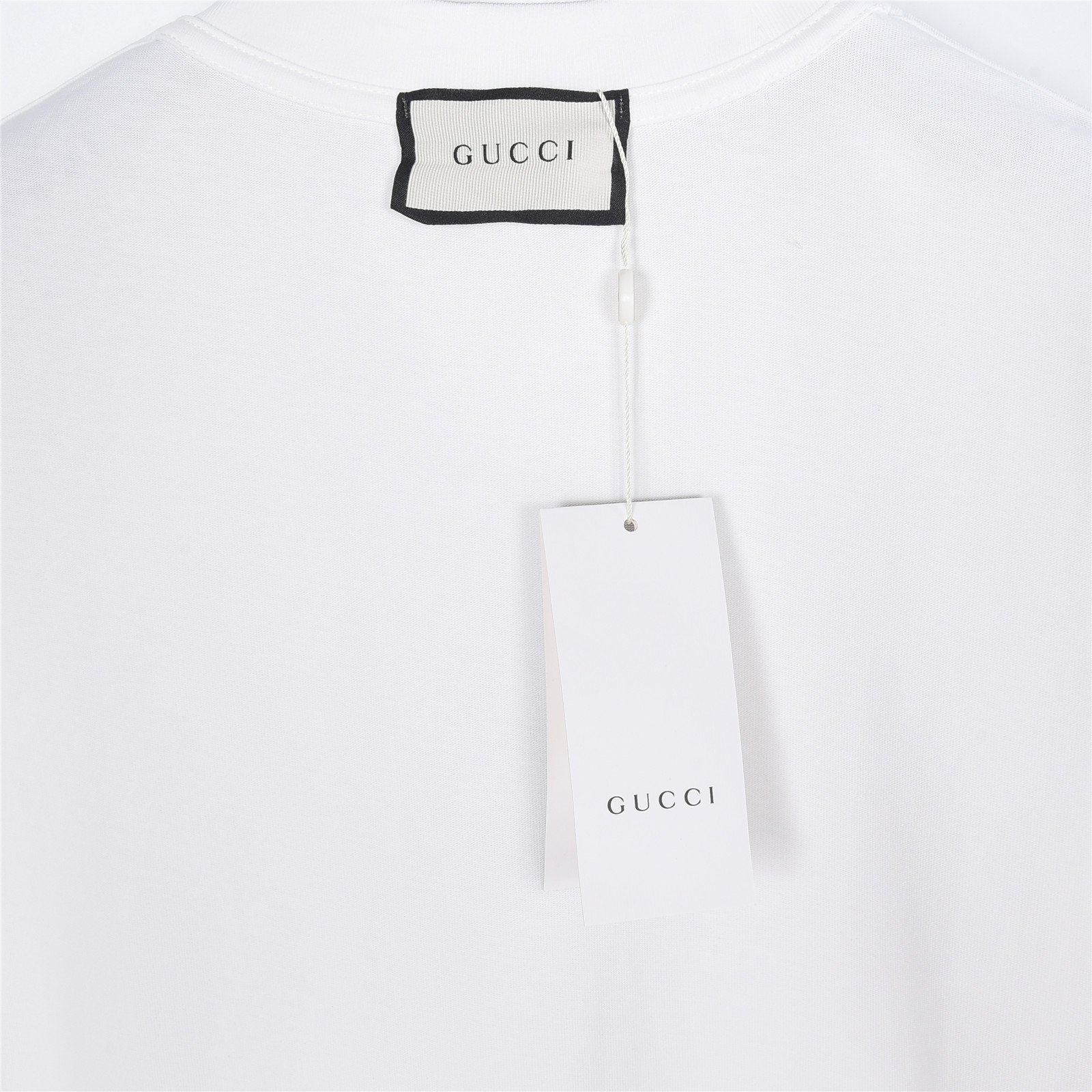 Gucci/古驰 双G蓝线刺绣短袖T恤 黑色 白色-Chinese UA Cheap High Quatity Brand Clothes Bags handbags Sneakers wholesale wholesaler seller from China Factory suppliers Fashion Clothing Shoes best Quality Beautiful Price Gucci/古驰 双G蓝线刺绣短袖T恤 黑色 白色