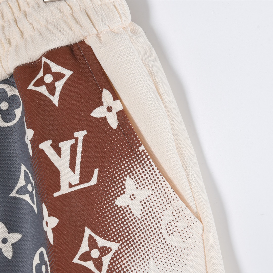LouisVuitton/路易威登渐变晕染短裤 黑色 杏色-Top High Quatity Cheap Sneakers Fashion Clothing Clothes Bags handbags Shoes of all Brand wholesale With The best Quality And Beautiful Price from China Factory Chinese suppliers wholesaler seller LouisVuitton/路易威登渐变晕染短裤 黑色 杏色