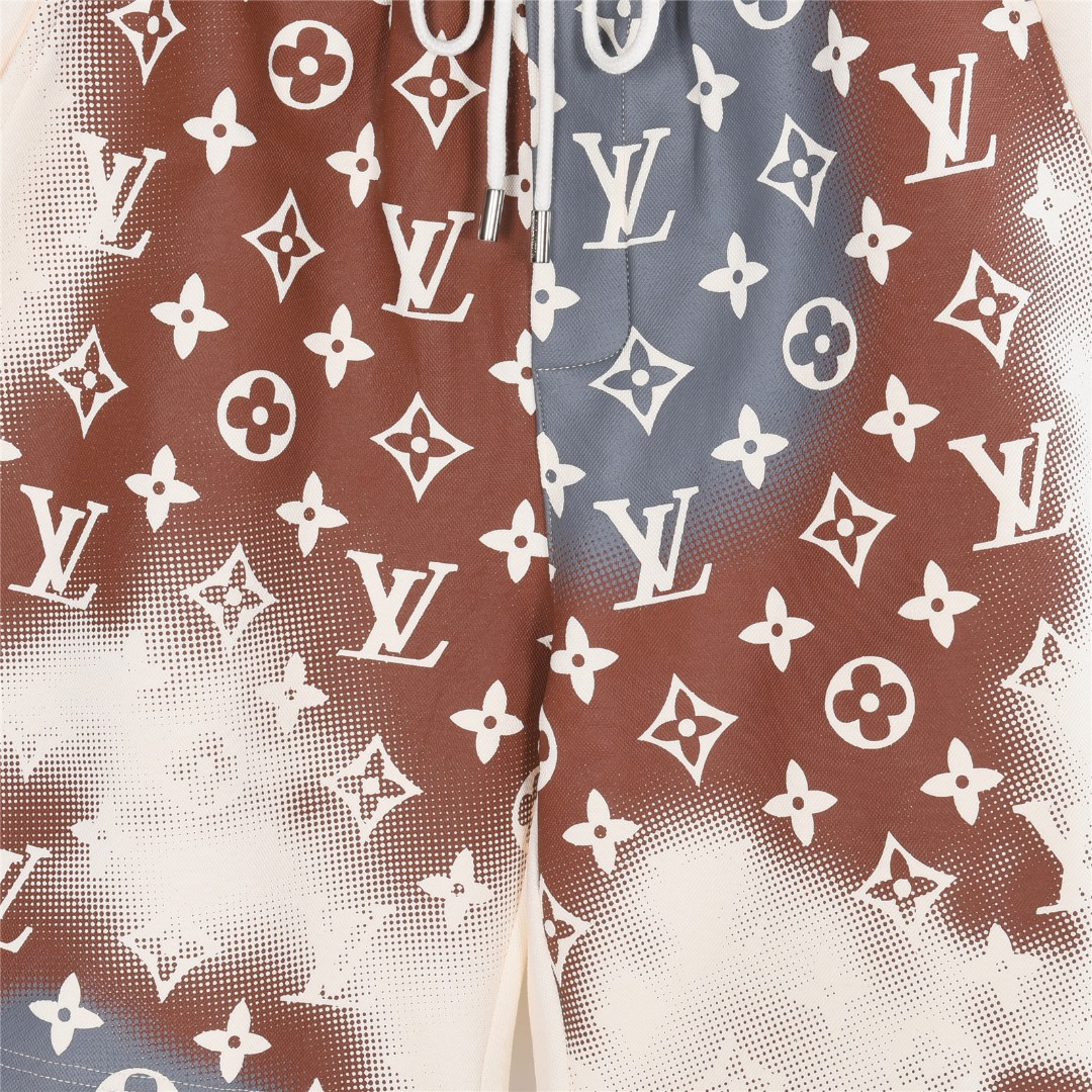 LouisVuitton/路易威登渐变晕染短裤 黑色 杏色-Top High Quatity Cheap Sneakers Fashion Clothing Clothes Bags handbags Shoes of all Brand wholesale With The best Quality And Beautiful Price from China Factory Chinese suppliers wholesaler seller LouisVuitton/路易威登渐变晕染短裤 黑色 杏色