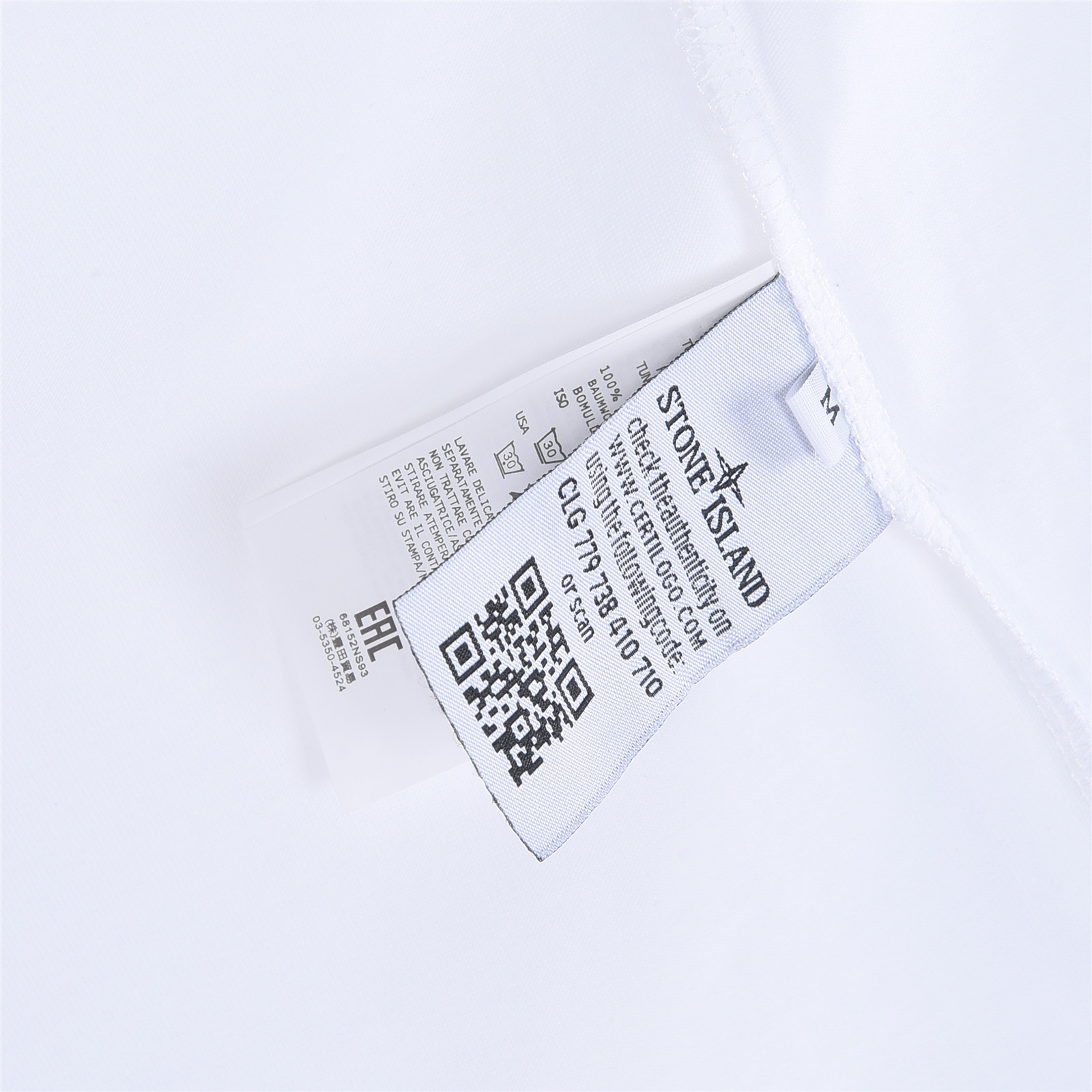 STONEISLAND石头岛25FF经典袖口贴牌短袖T恤 黑色 白色 藏青