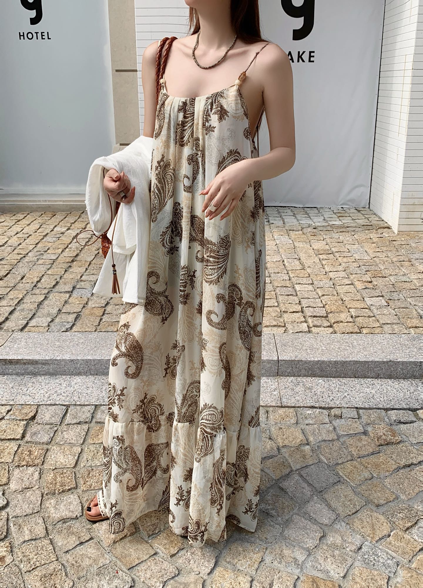 ♪ FRENCH VACATION THONGS WITH LOOSE SKIRTS ♪ P633 ♪ WITH A MOVING CASHEW ♪ - 图片 4