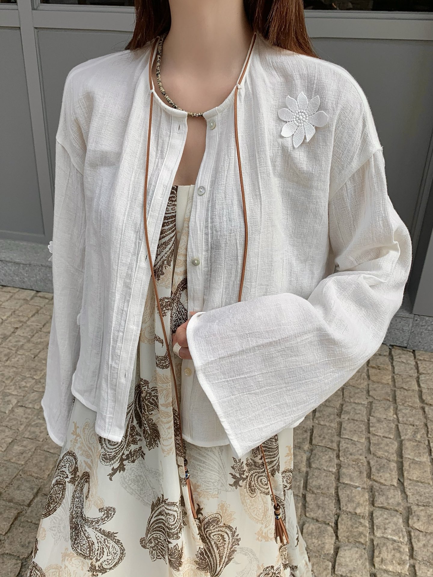 ♪ FRENCH VACATION THONGS WITH LOOSE SKIRTS ♪ P633 ♪ WITH A MOVING CASHEW ♪ - 图片 2