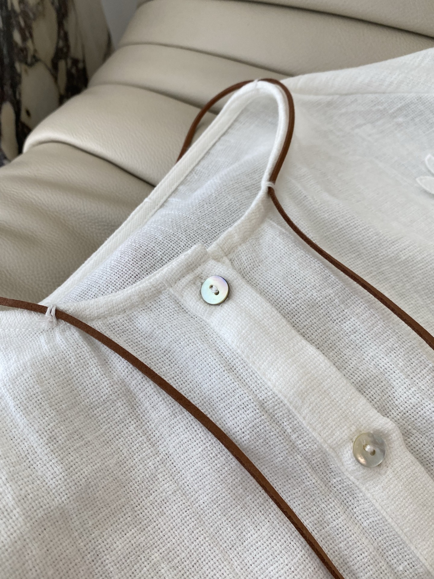 Floral Applique Linen Blend Cardigan - Elegant & Comfortable Summer Knitwear 6 i1746525284870 1388 0 4
