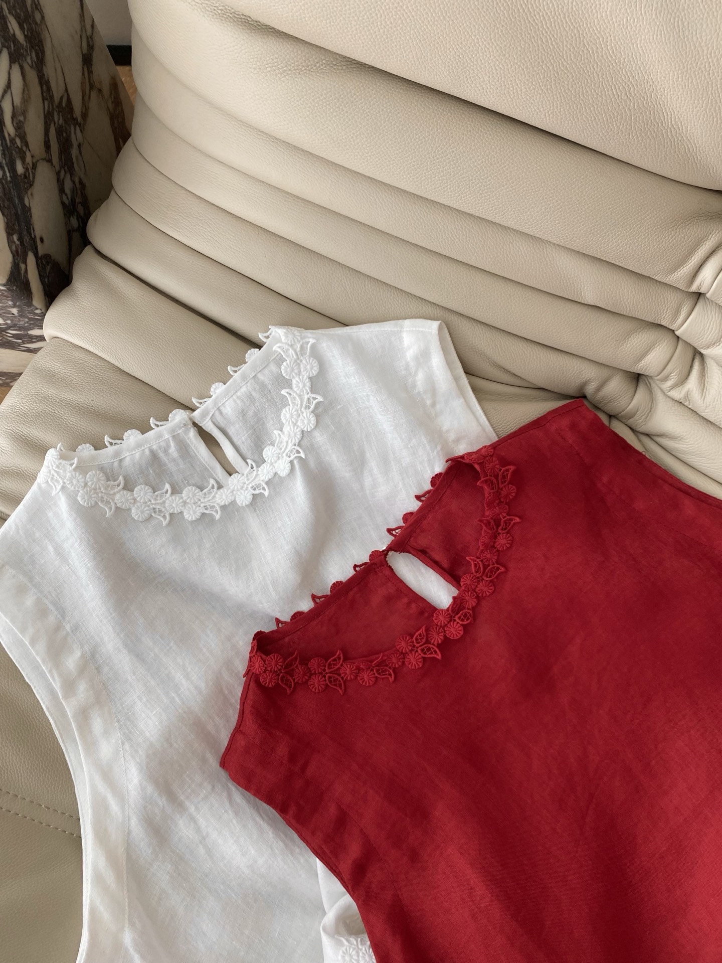 Linen Blend Floral Vest & Shorts Set - Lightweight, Soft, and Stylish 4 i1746525731392 6587 0 2