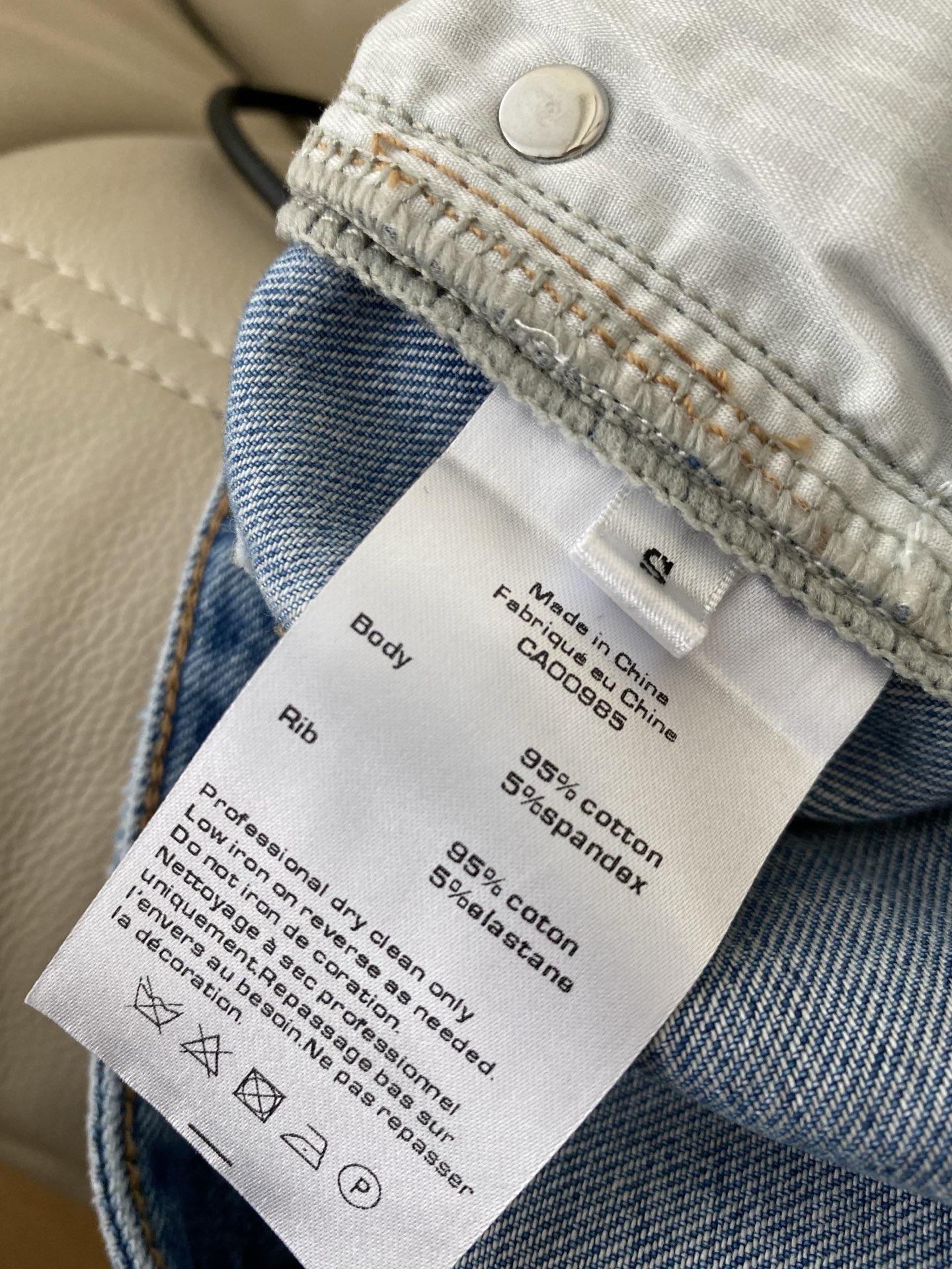 Blue Distressed Denim Jeans - Relaxed Fit, Stylish Ripped Knees, Casual Wear 10 i1747384677992 4426 0 8