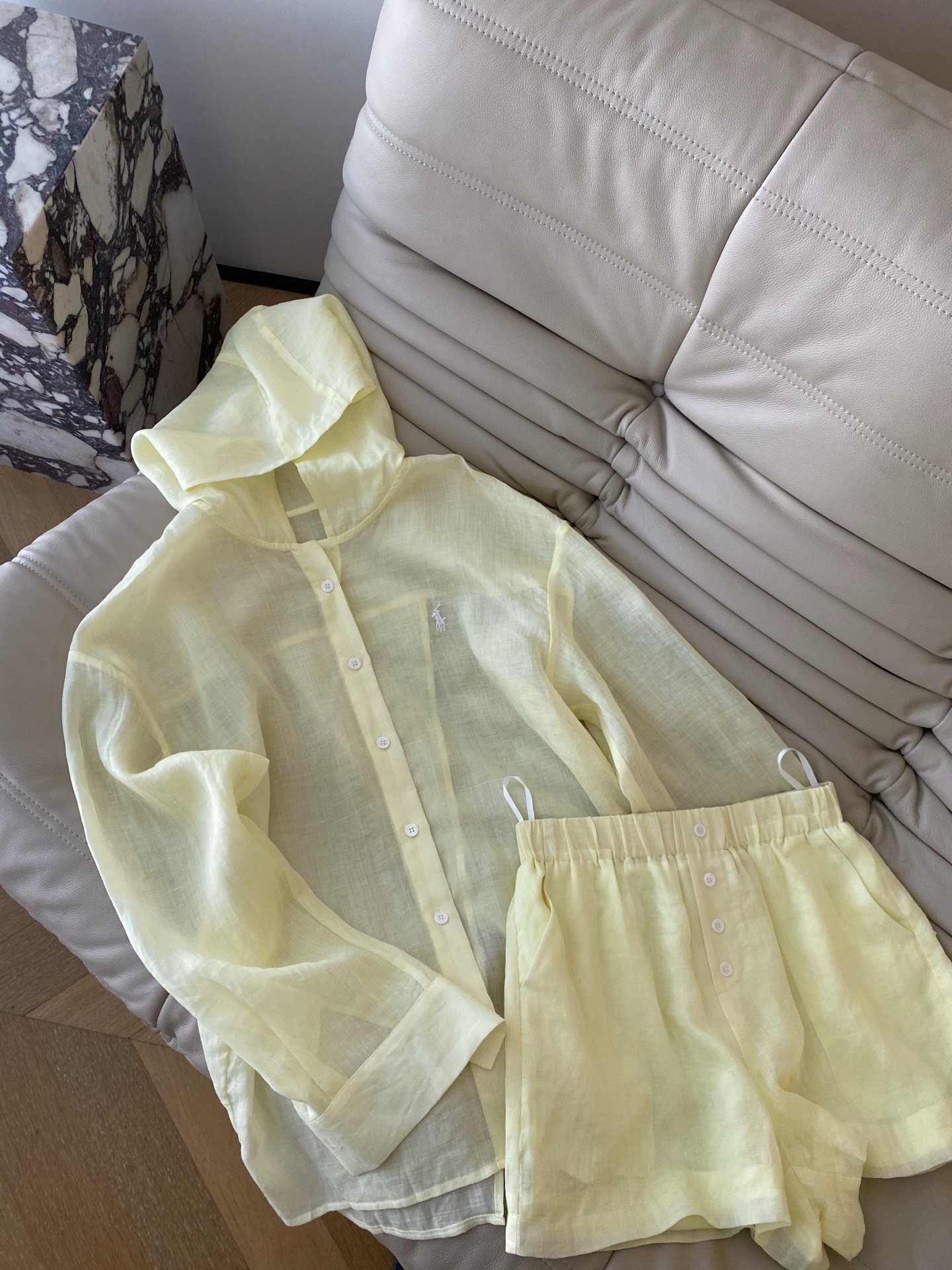 Linen Hoodie Shorts Set - Casual & Stylish Two-Piece Outfit 3 i1747818059002 2890 0 1