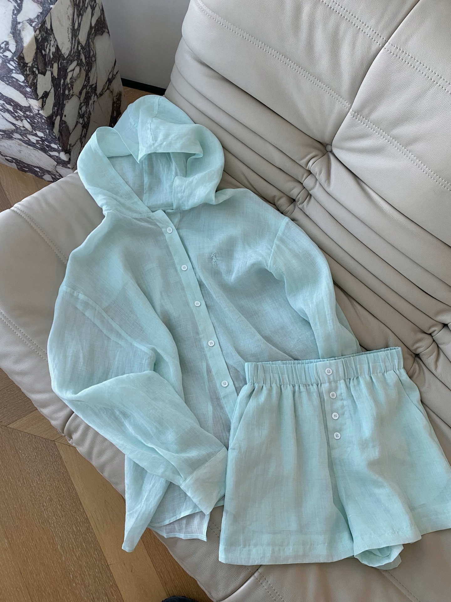 Linen Hoodie Shorts Set - Casual & Stylish Two-Piece Outfit 2 i1747818059061 709 0 0