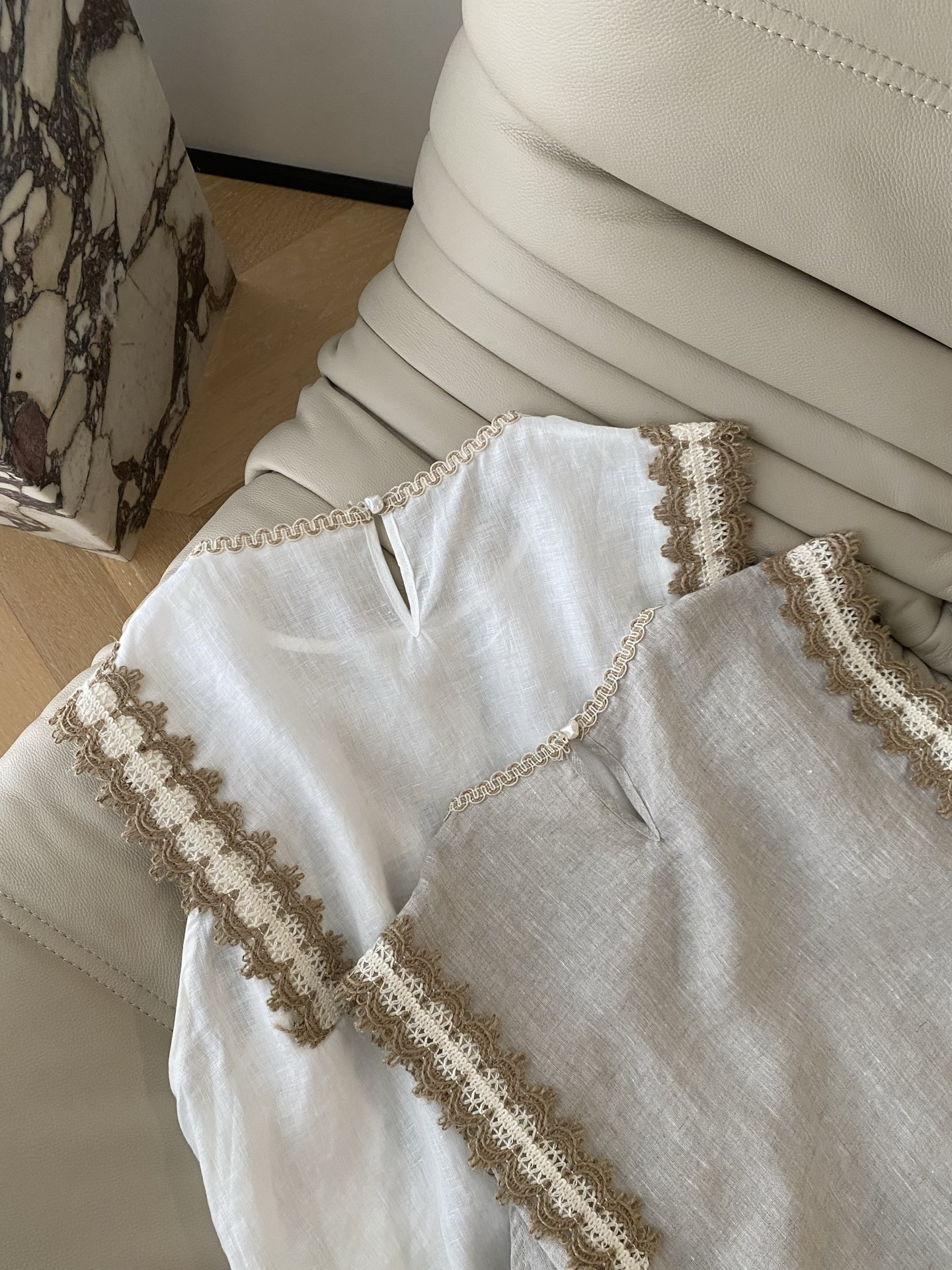 Linen Crochet Vest and Shorts Set - Lightweight & Breathable Summer Outfit 8 i1747903708284 8285 0 6