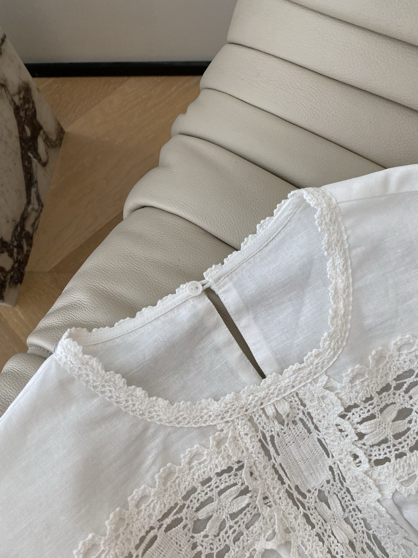 Elegant White Floral Lace Short Sleeve Set - Perfect for Spring/Summer 4 i1748424085443 4725 0 2