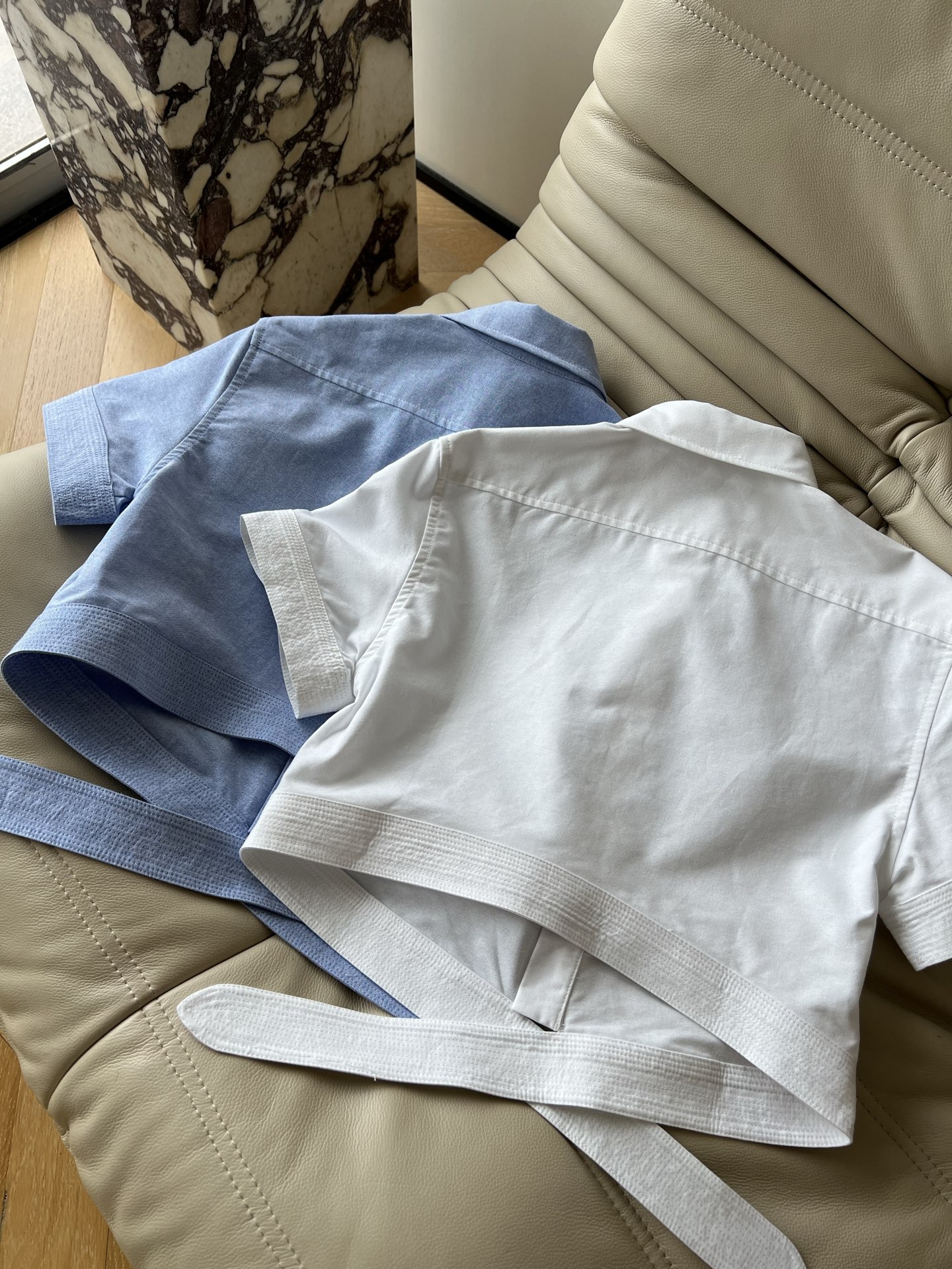 Cropped Polo Shirt with Tie Waist - Stylish & Versatile Summer Top 6 i1753178888405 6346 0 4