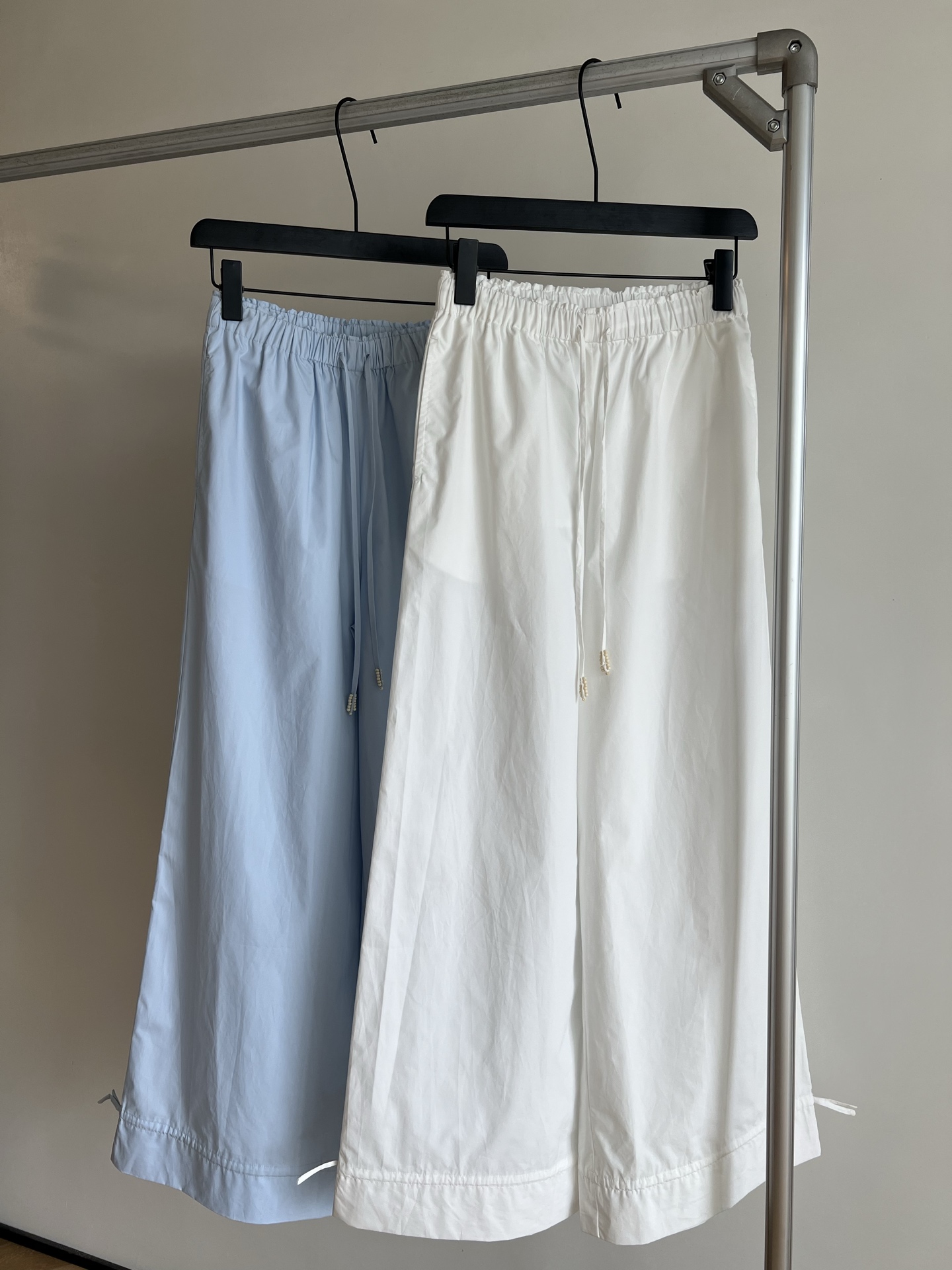 High Waist Wide Leg Drawstring Casual Pants - Adjustable Hem, Stylish & Comfy 2 i1753179327107 3850 0 0