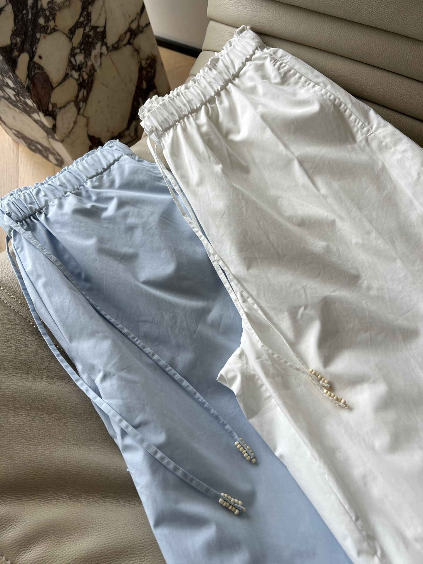 High Waist Wide Leg Drawstring Casual Pants - Adjustable Hem, Stylish & Comfy 5 i1753179327117 4914 0 3