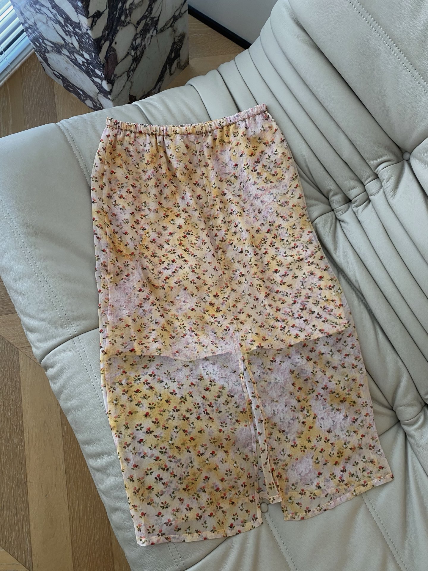 Floral Print High Waist Midi Skirt - Lightweight & Comfortable Summer Style 5 i1753522872176 5467 0 3