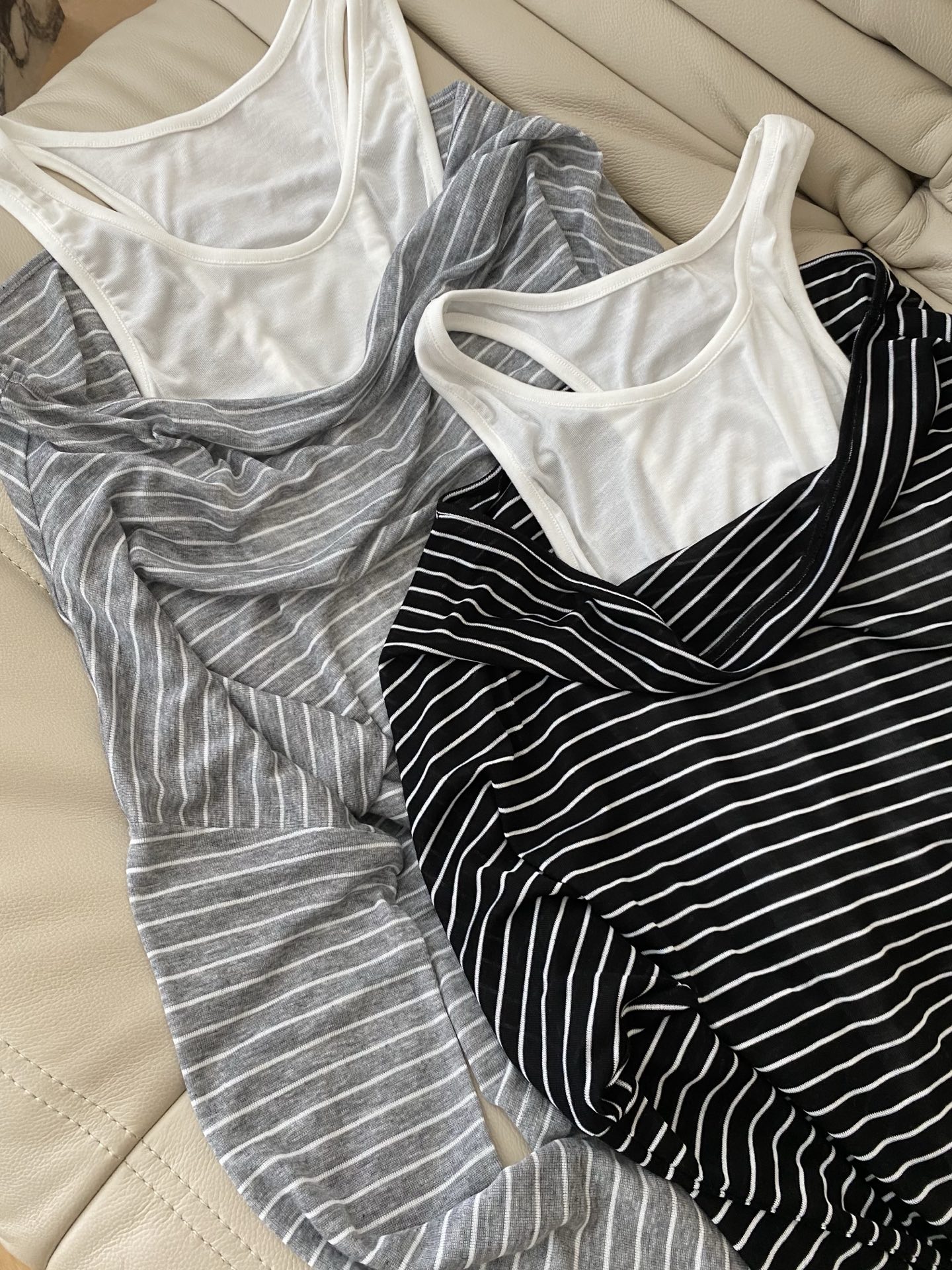 Elegant Layered One-Shoulder Tank Top - Soft, Breathable, and Stylish Design 5 i1753614244274 8535 0 3