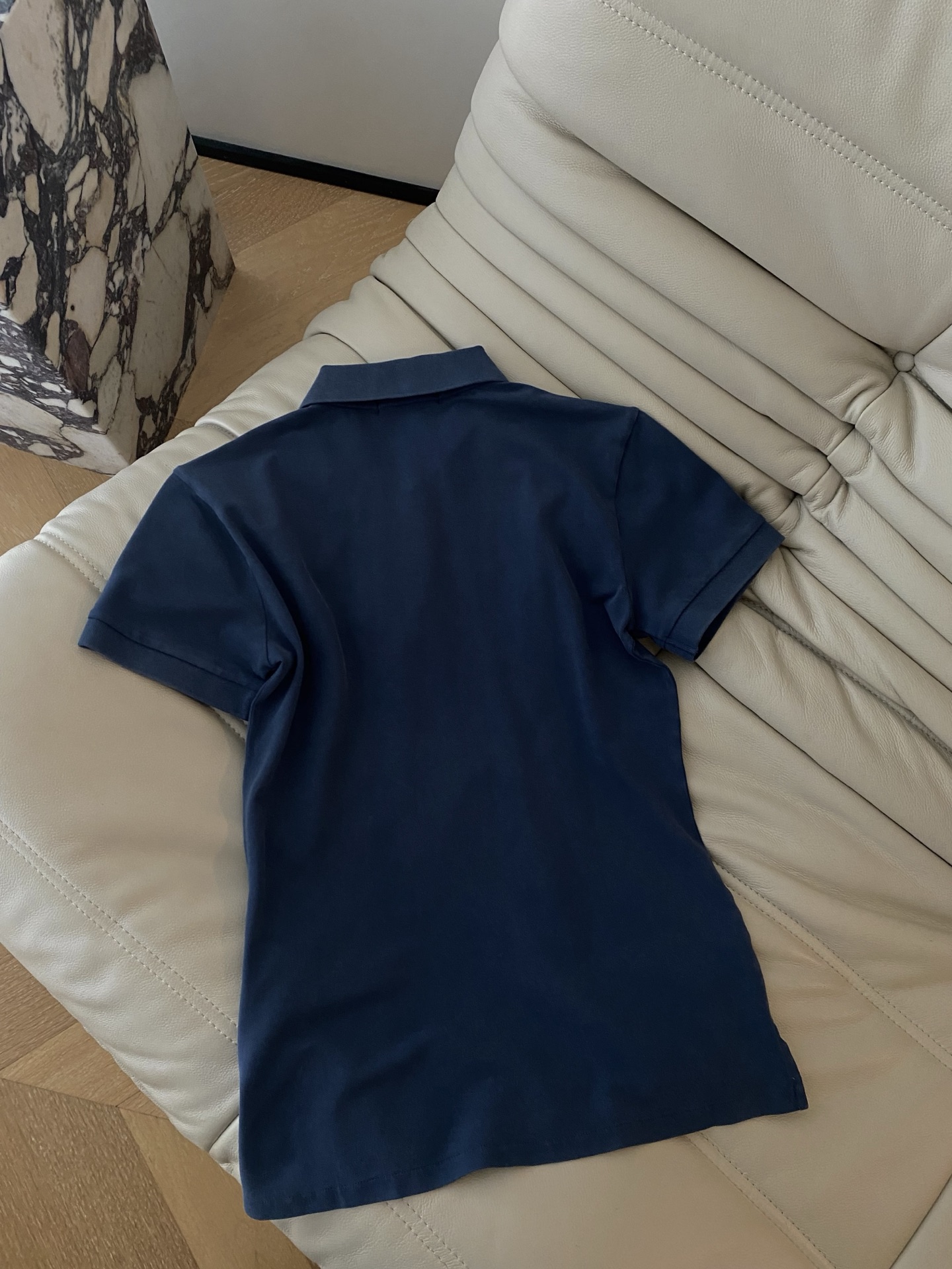 Navy Blue Polo Pullover: Classic Cotton Knit Sweater, Soft & Comfortable 8 i1753783911789 5944 0 5