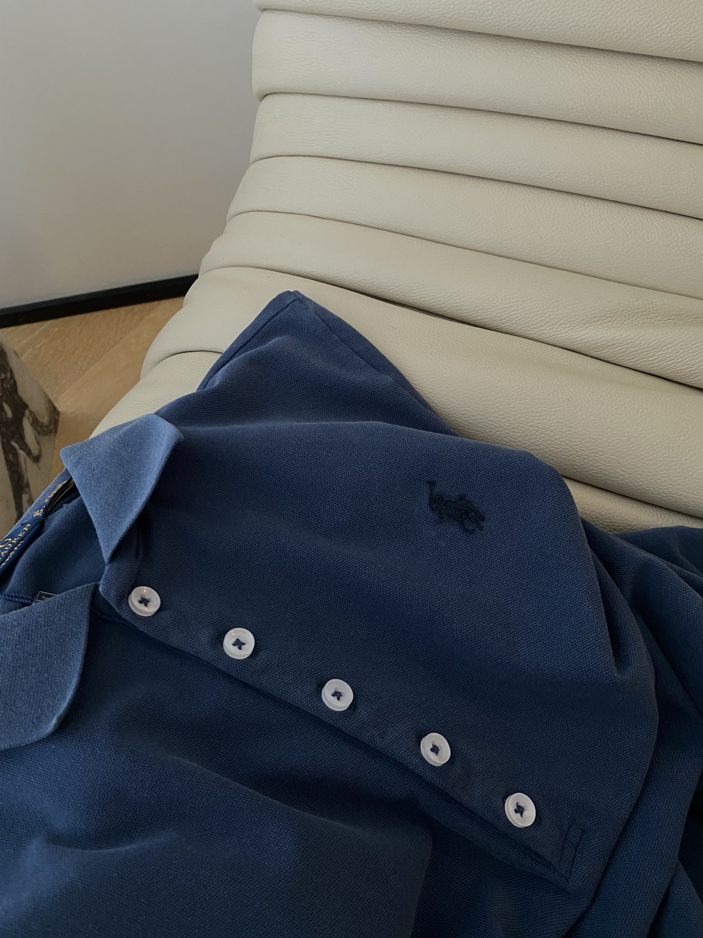 Navy Blue Polo Pullover: Classic Cotton Knit Sweater, Soft & Comfortable 5 i1753783921901 9884 0 3