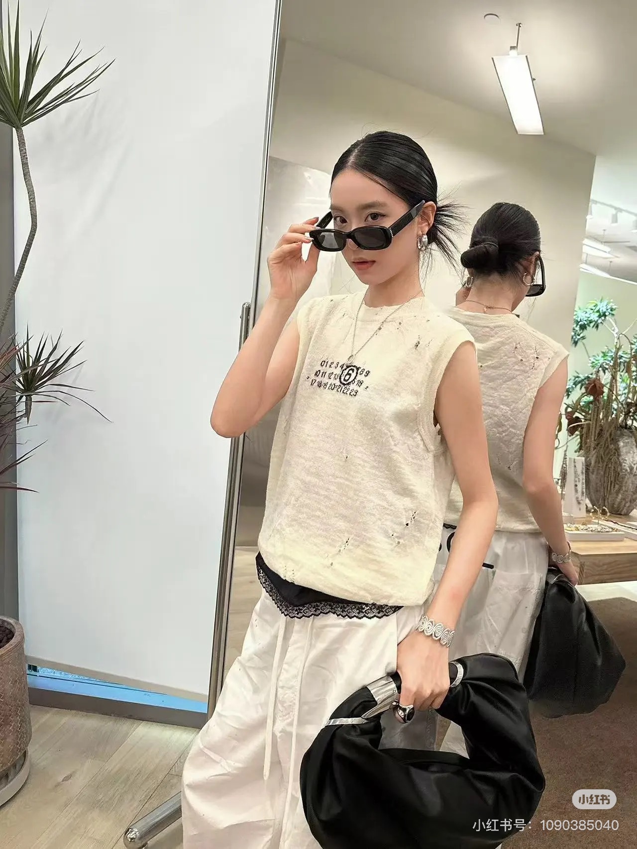 The sweet, American, digital, rededicated wool vest - 图片 3