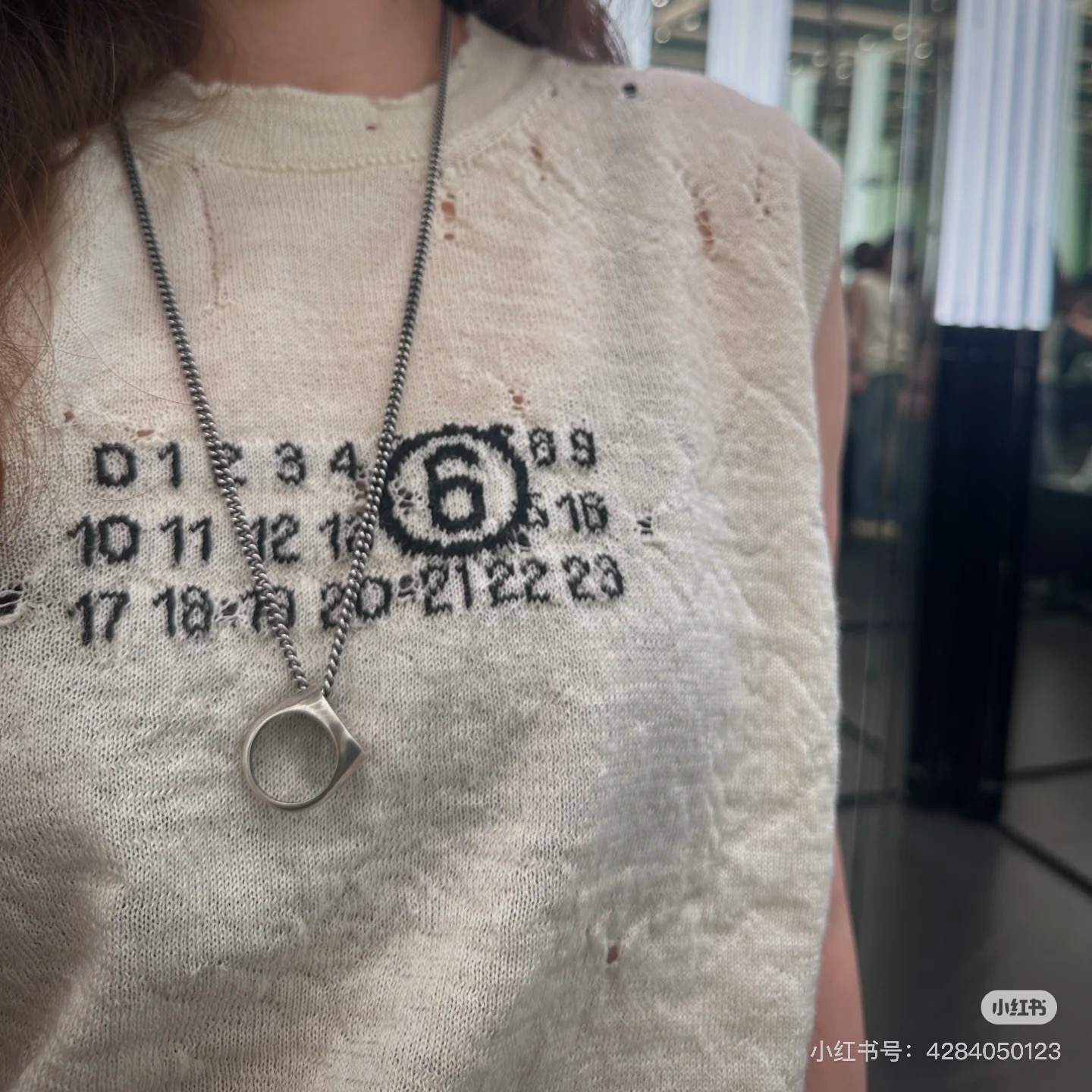 The sweet, American, digital, rededicated wool vest - 图片 5