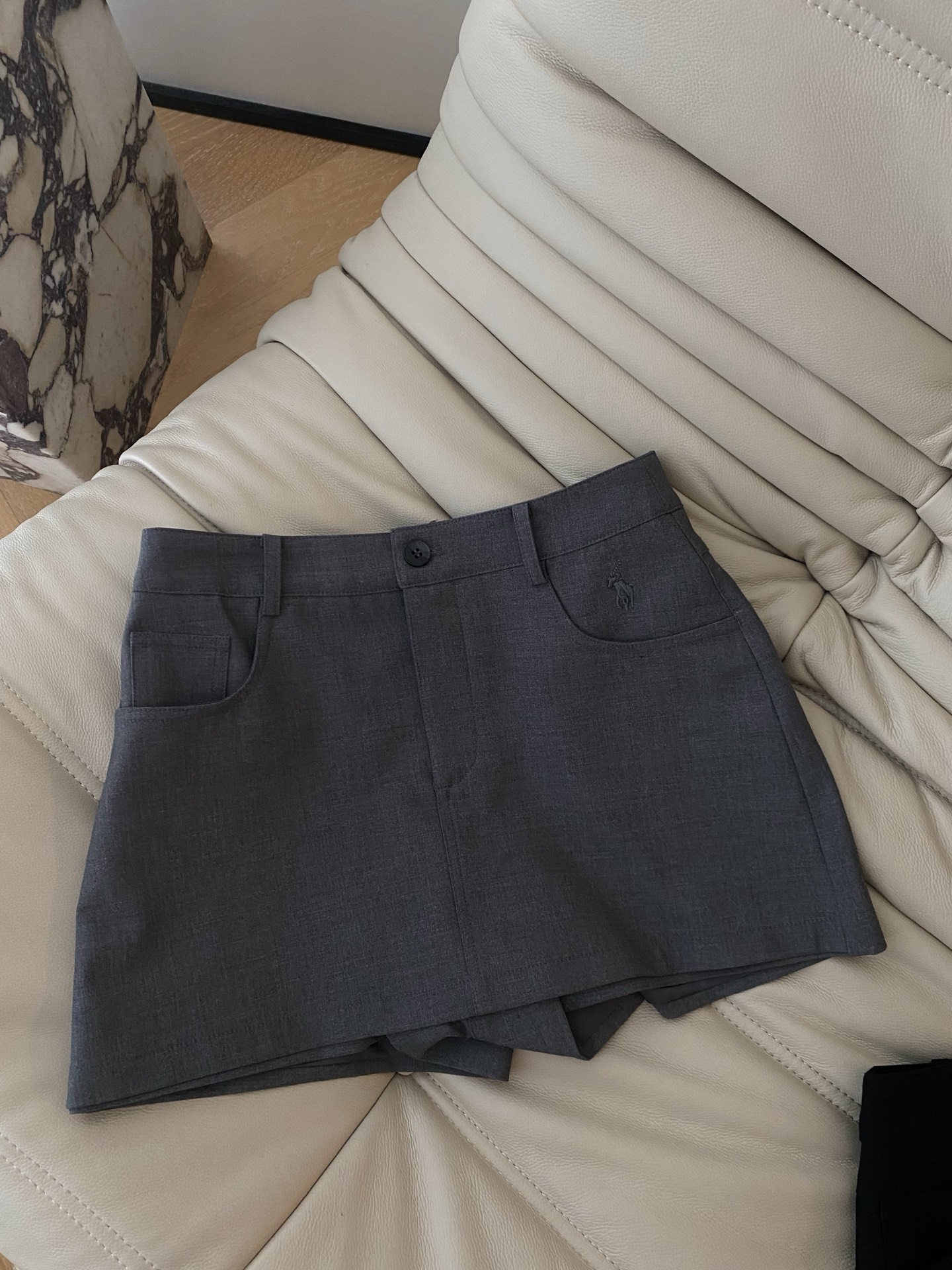 Wool Blend Mini Skort: Stylish & Comfortable Casual Bottom 6 i1754642276273 3840 0 4