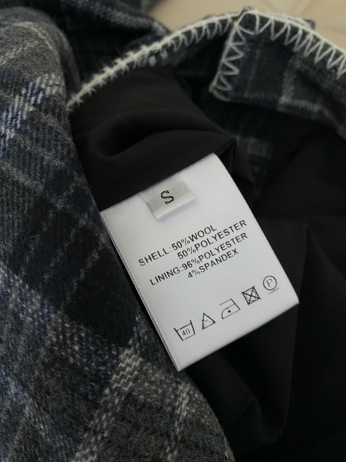 Vintage Plaid Wide Leg Pants - High-Waisted, Loose Fit, Black and Grey 10 i1760433534048 7832 0 8