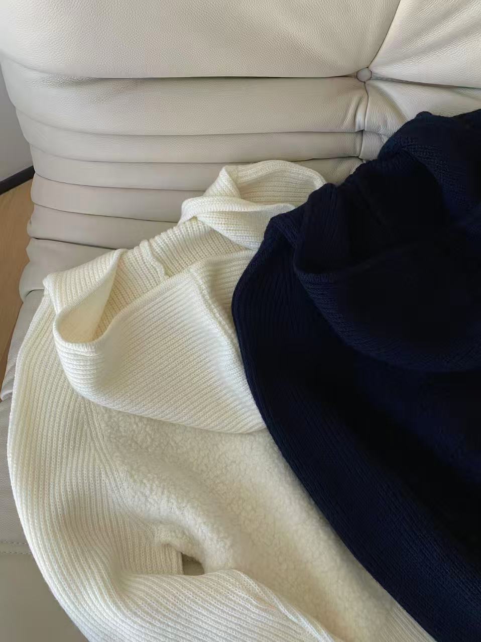 Wool Knit Zip-Up Hoodie Cardigan - Cozy & Stylish Fall/Winter Outerwear 7 i1760433559819 1573 0 5