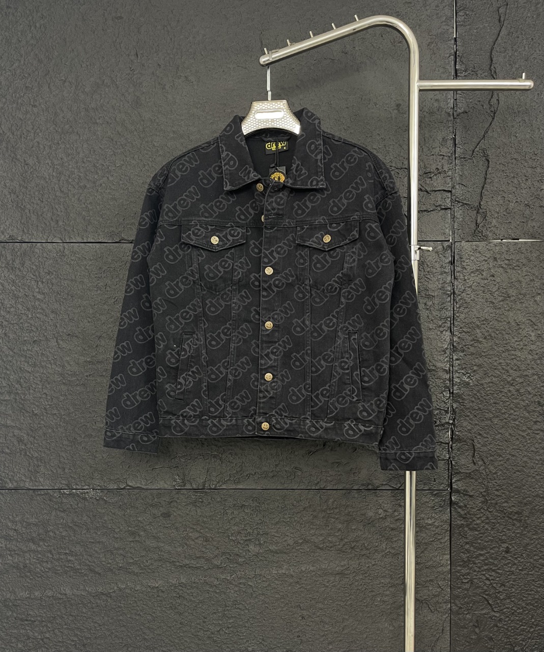 Versión más alta, número de modelo XL028, chaqueta vaquera original Drew House. Chaqueta vaquera de Justin Bi…
