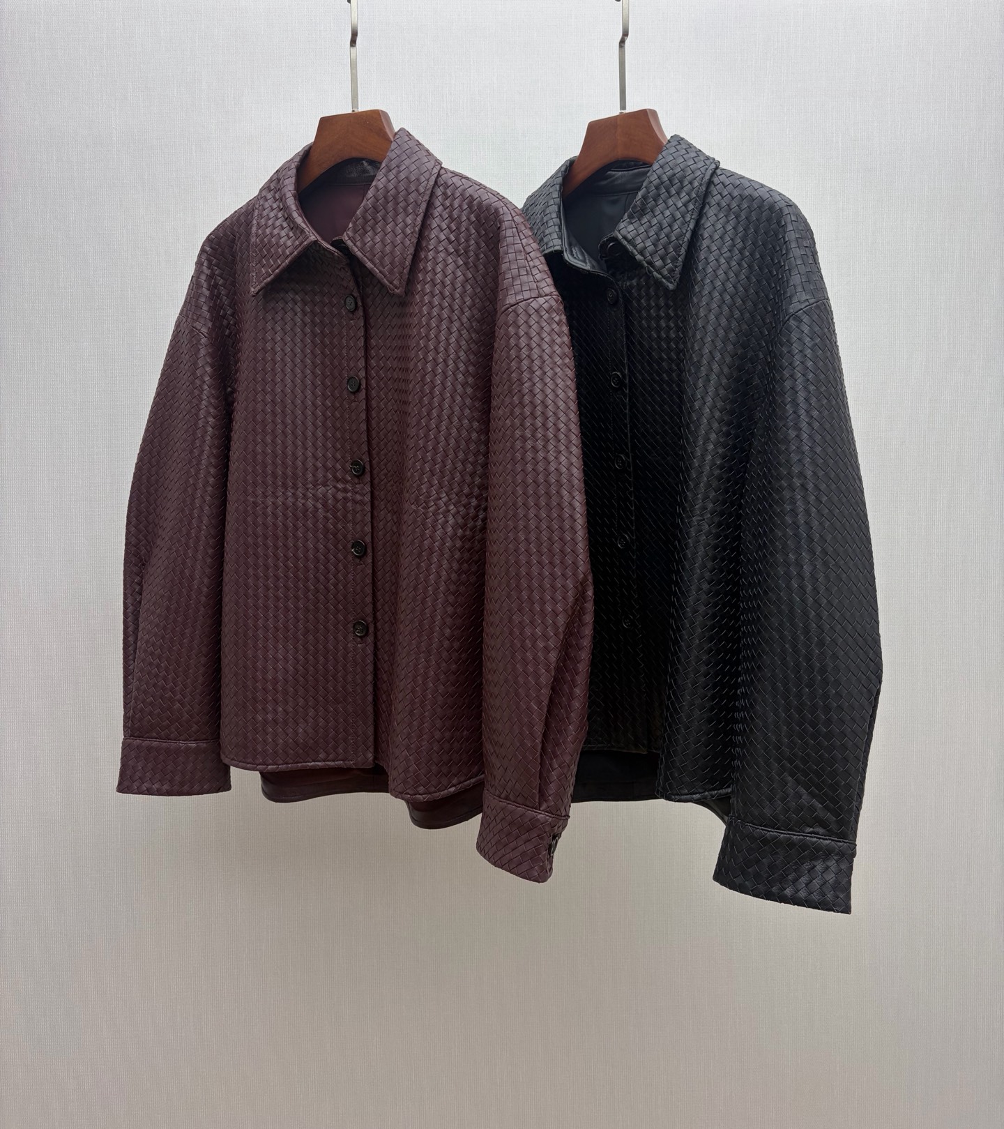 Bottega Veneta Burgundy Shirt Jacket