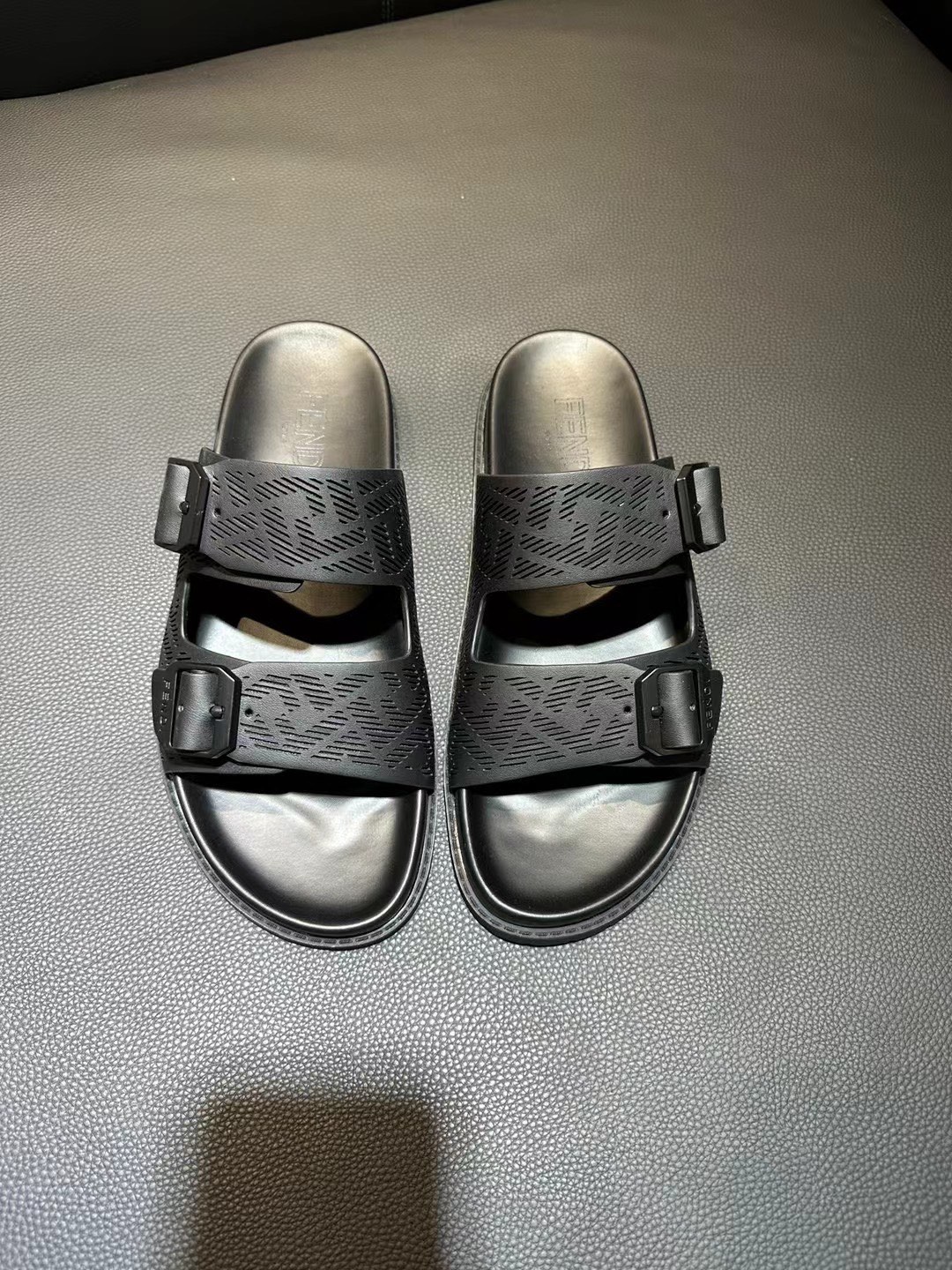 Fendi Style Brown Leather Men's Shoes Lookbook Reference image 1