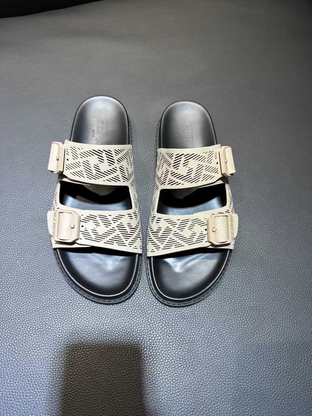 Fendi Style Brown Leather Men's Shoes Lookbook Reference image 1
