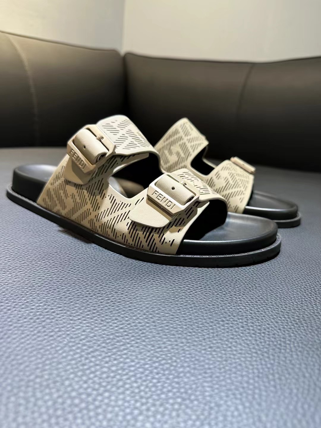Fendi Style Brown Leather Men's Shoes Lookbook Reference image 2