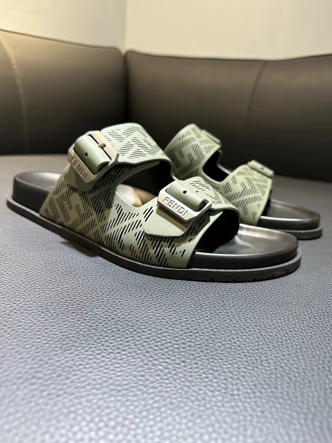 Fendi Style Brown Leather Men's Shoes Lookbook Reference image 2