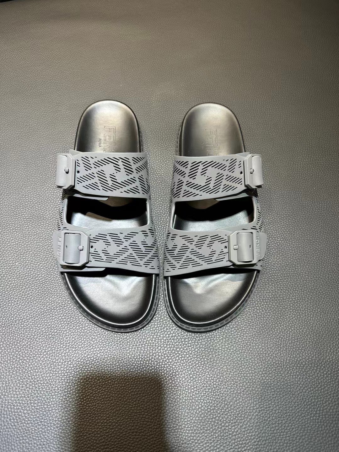 Fendi Style Brown Leather Men's Shoes Lookbook Reference image 1
