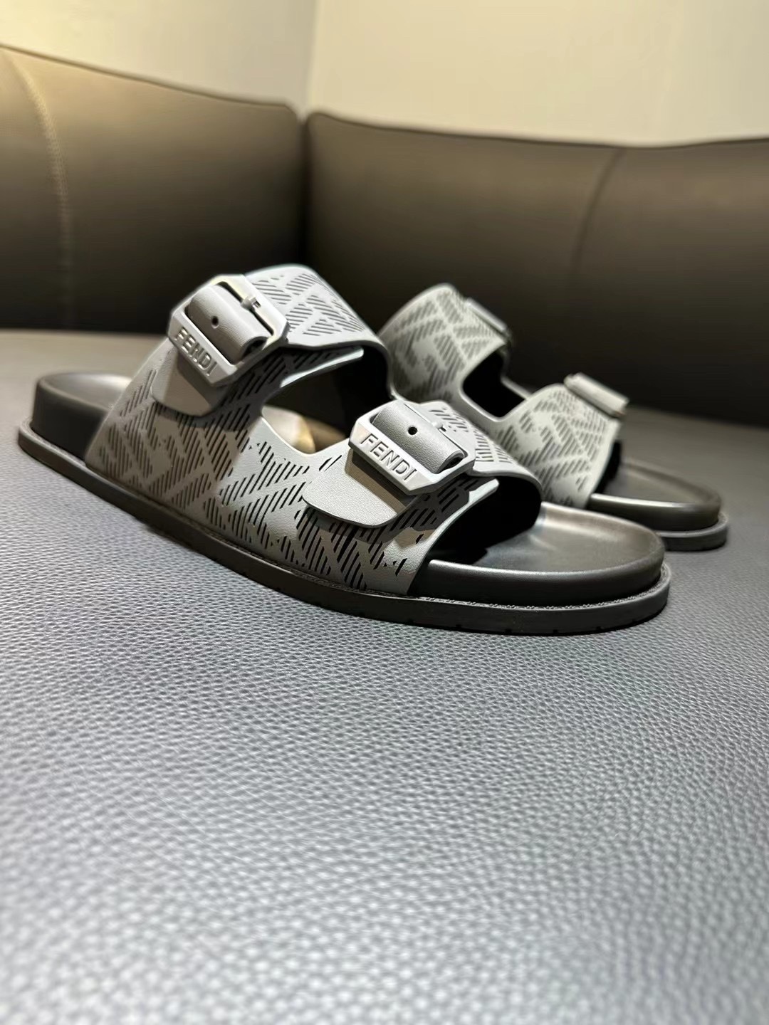 Fendi Style Brown Leather Men's Shoes Lookbook Reference image 2