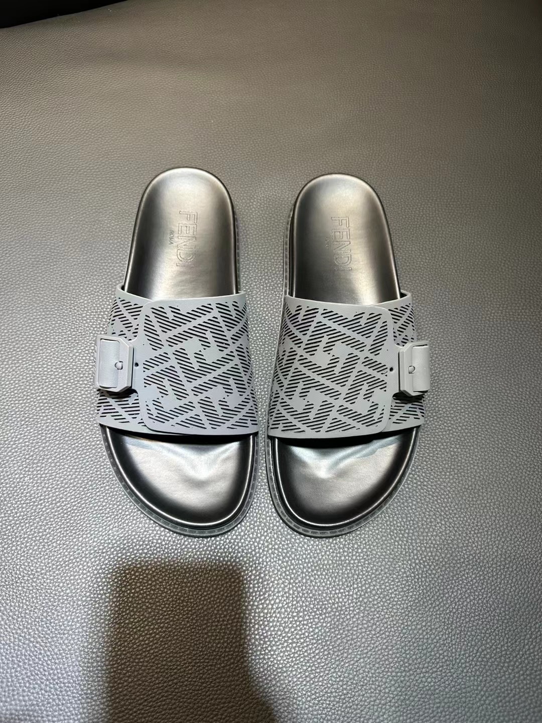 Fendi Style Brown Leather Men's Shoes Lookbook Reference image 1