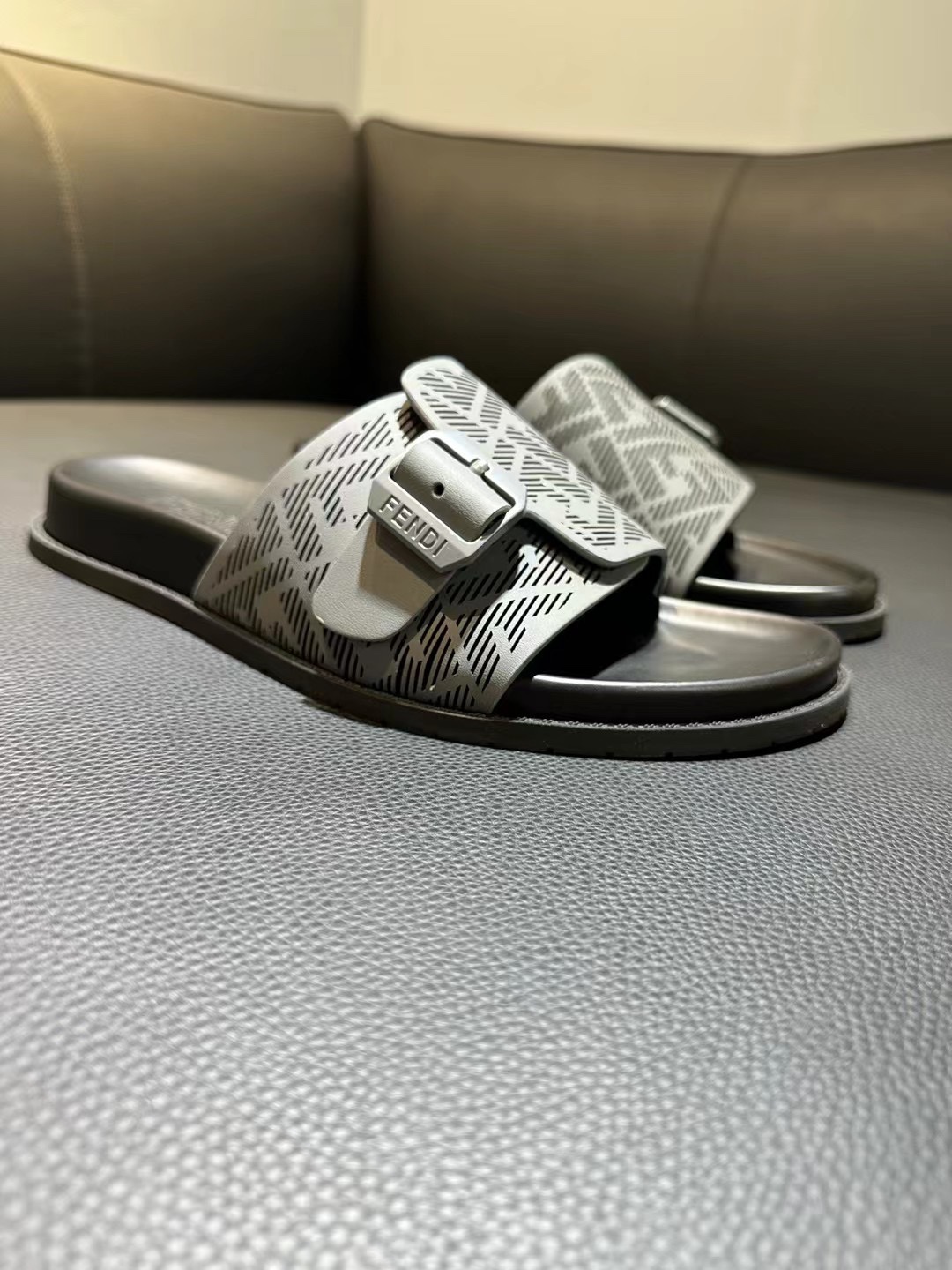 Fendi Style Brown Leather Men's Shoes Lookbook Reference image 2