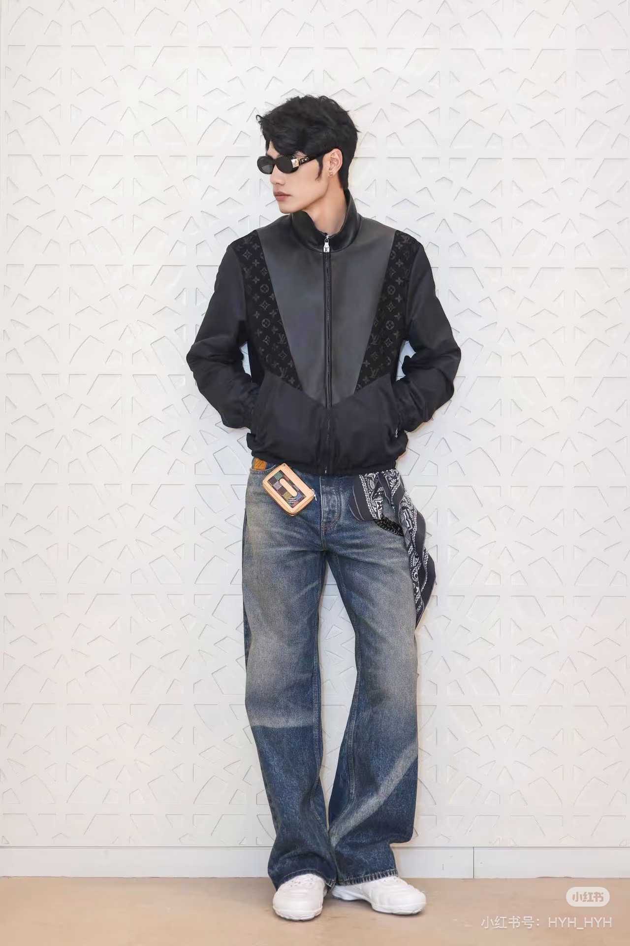 NO:813976,LV sheepskin patchwork jacket,,louis vuitton,jackets & coats,sheepskin,Top Customize119860909LV 羊皮拼接夹克,,louis vuitton,jackets & coats,sheepskin,Top Customize1,Men's clothing