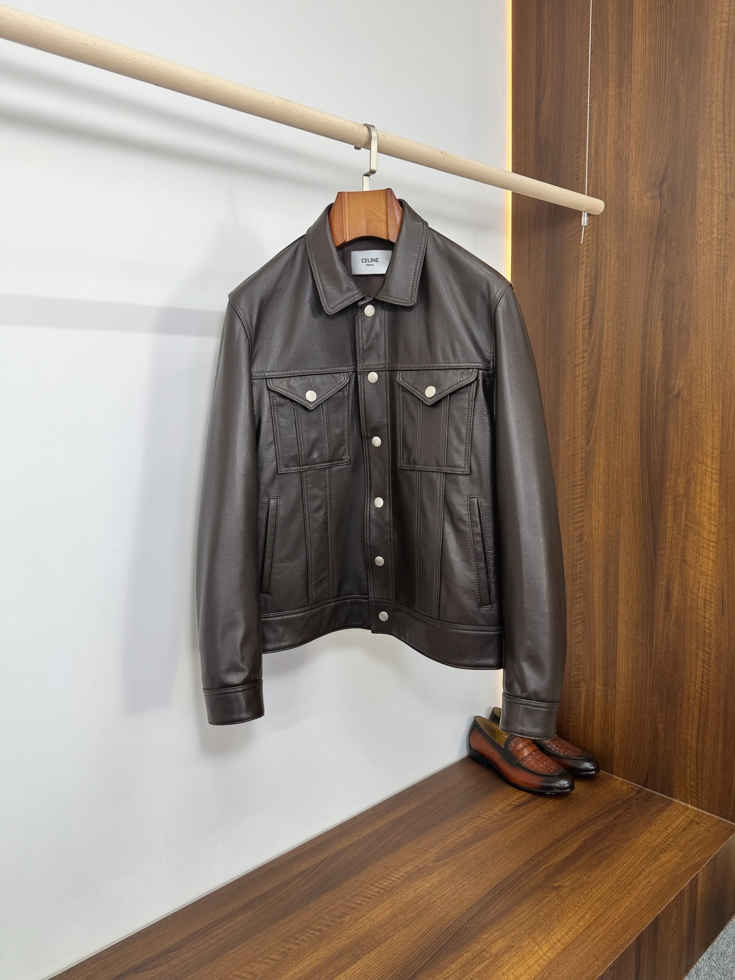 Celine Brown Button Jacket