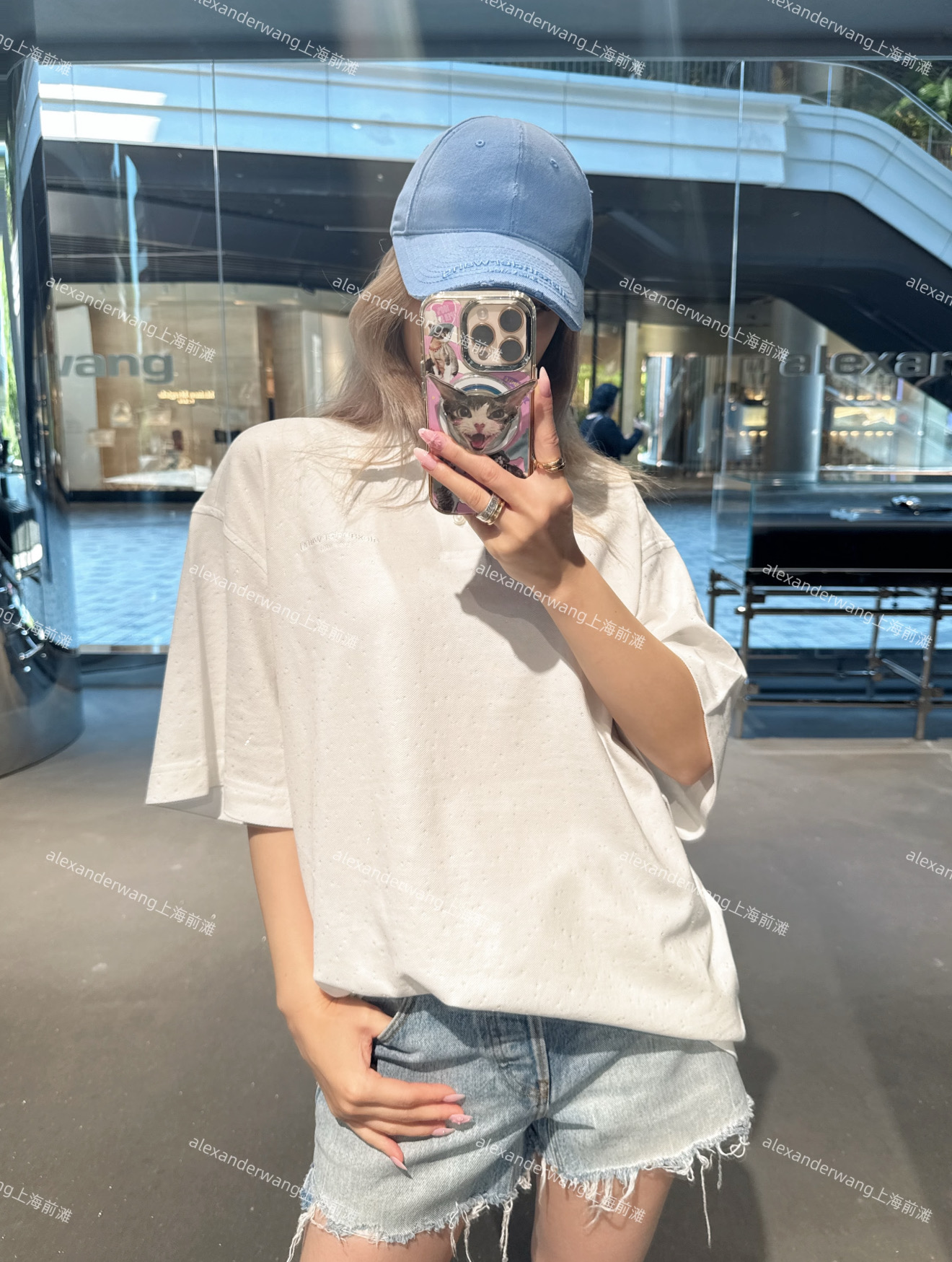 알렉산더왕 여성 반팔 121890 Alexander Wang T Shirt