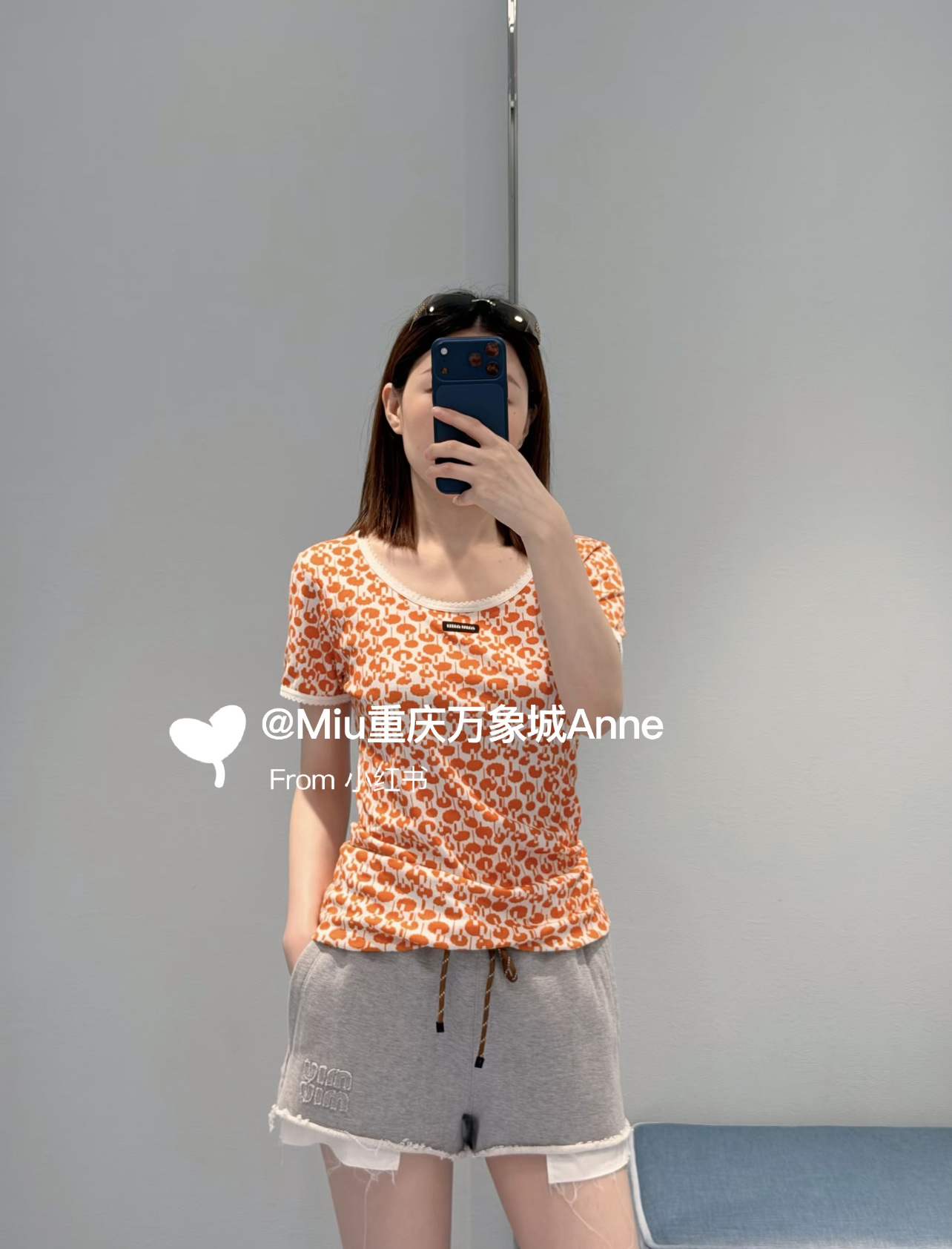 미우미우 여성 반팔 101537 Miu Miu T Shirt