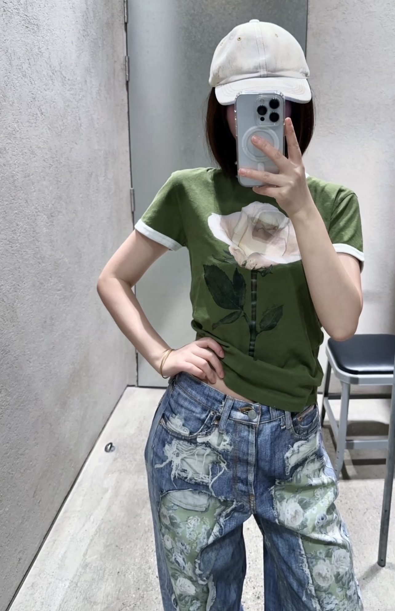 아크네스튜디오 여성 반팔 121868 Acne Studios T Shirt