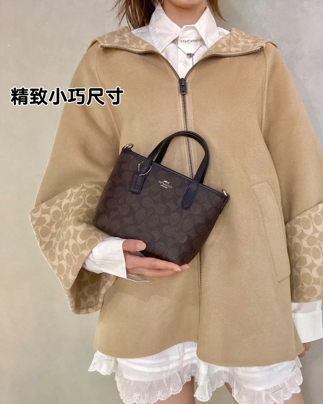 this mini tote features a sleek, compact silhouette - Comprehensive 2