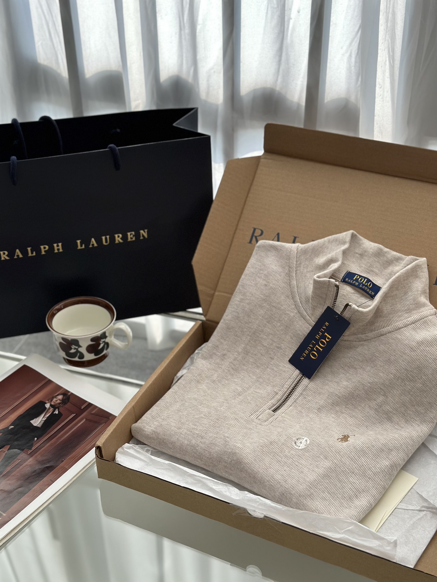Ralph Lauren Sticky Girl Half-Lace Suit for Fall and Winter Fashion - 图片 6