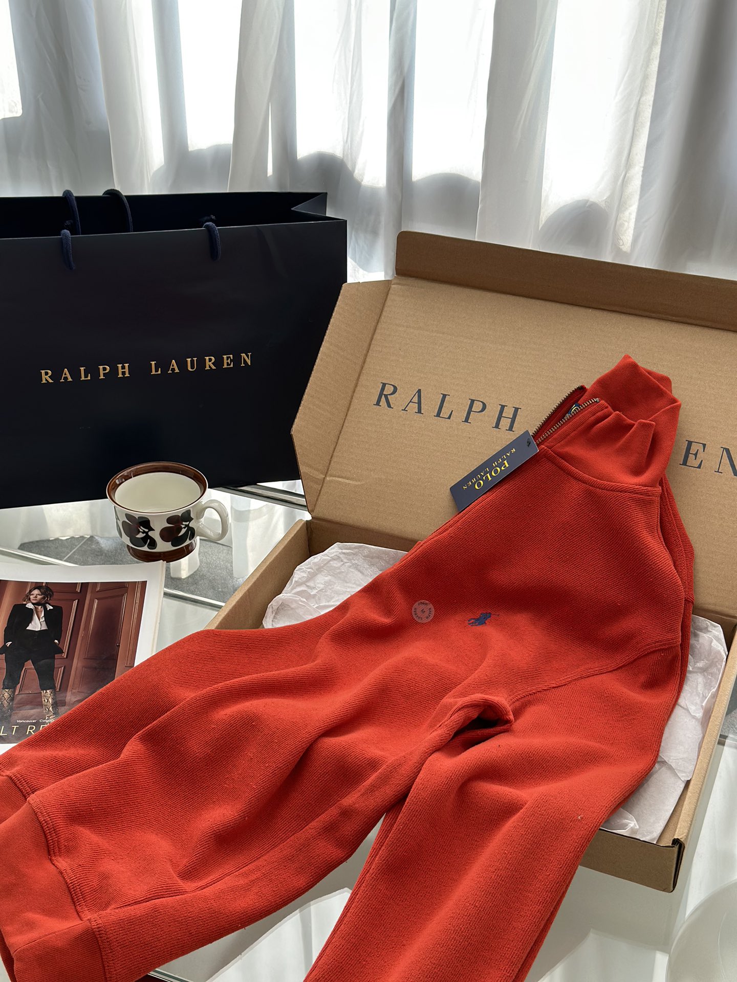 “Ralph Lauren Sticky Girl Suit: Half-Lace Design for Fall and Winter in SMLXL Sizes” - 图片 4