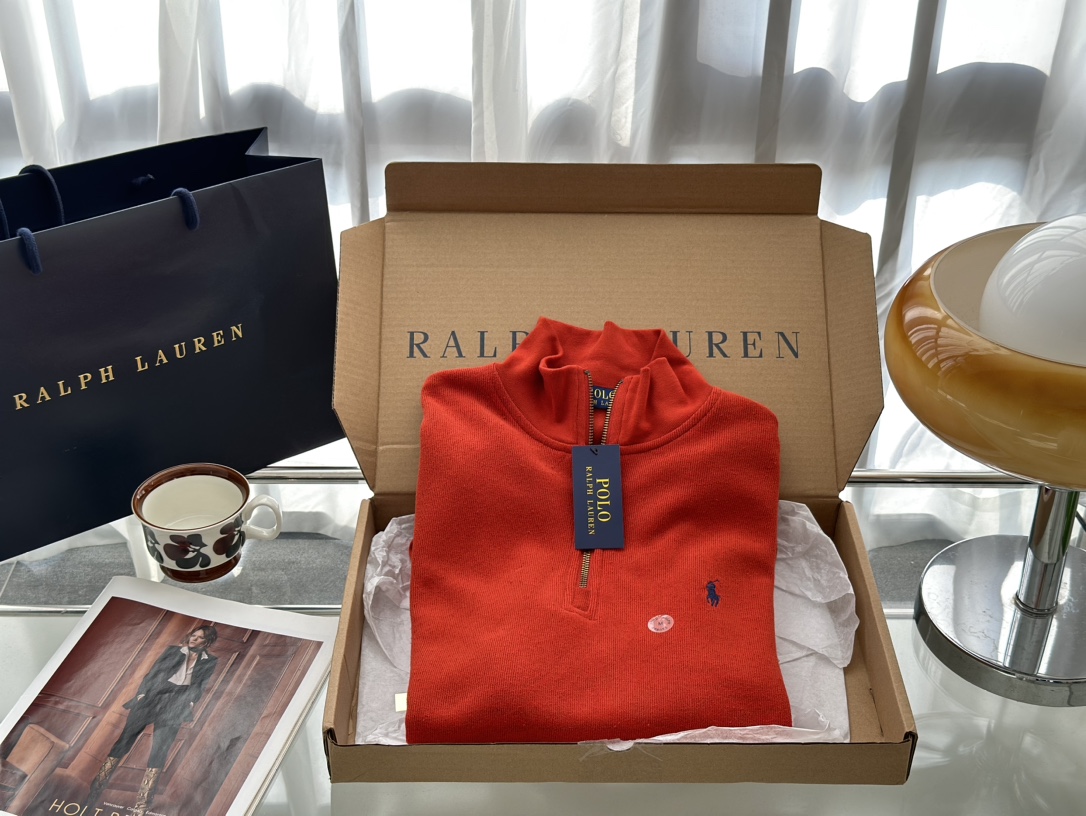 “Ralph Lauren Sticky Girl Suit: Half-Lace Design for Fall and Winter in SMLXL Sizes” - 图片 5