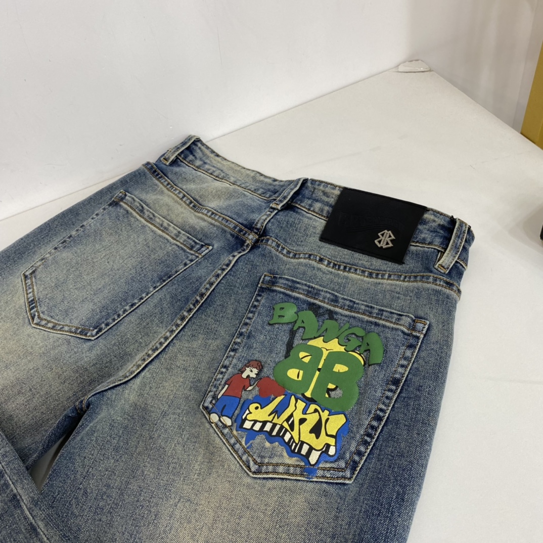 Original Water-Washing Jeans with Premium Craftsmanship and Unique Design, Code m-xxl - 图片 9