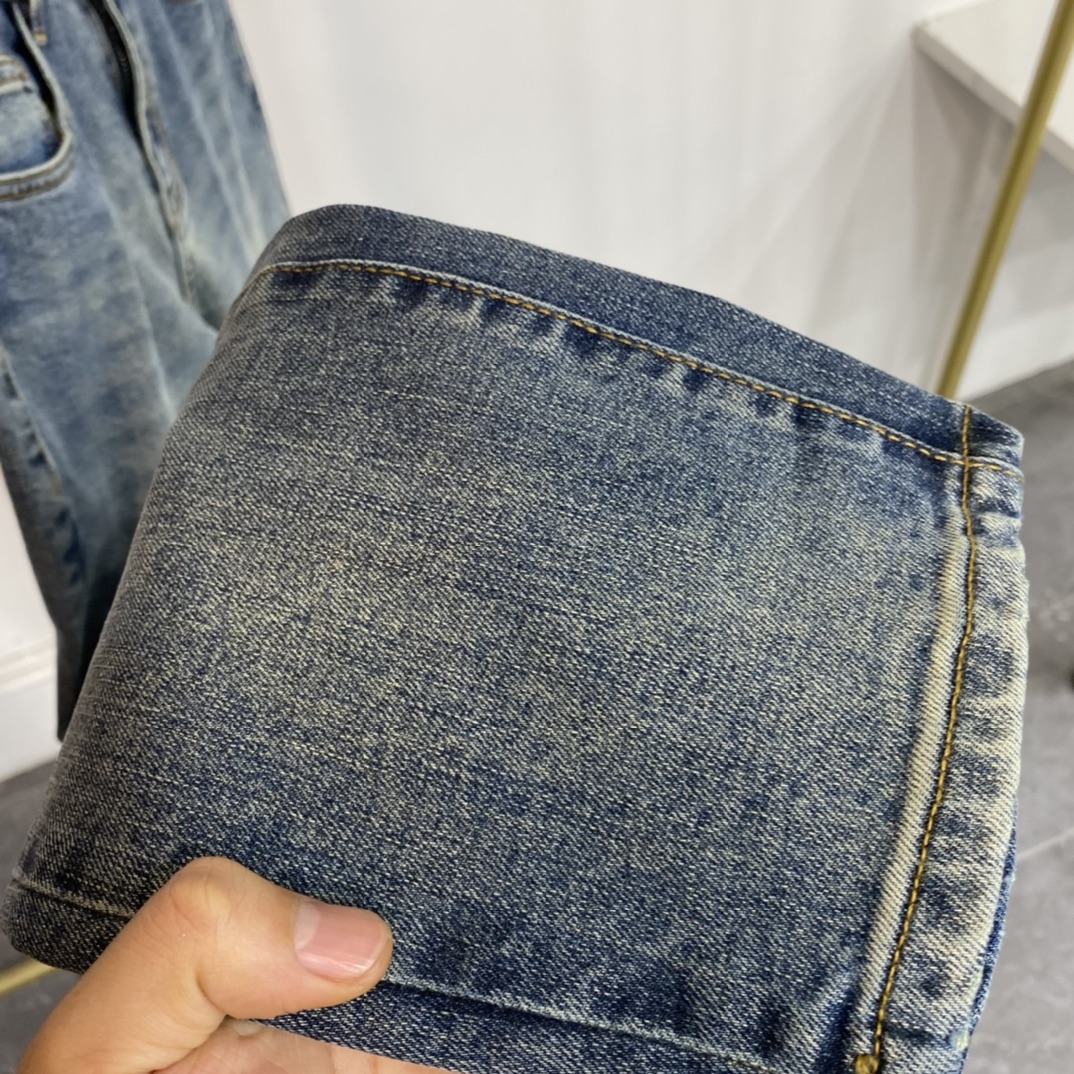 Original Water-Washing Jeans with Premium Craftsmanship and Unique Design, Code m-xxl - 图片 8