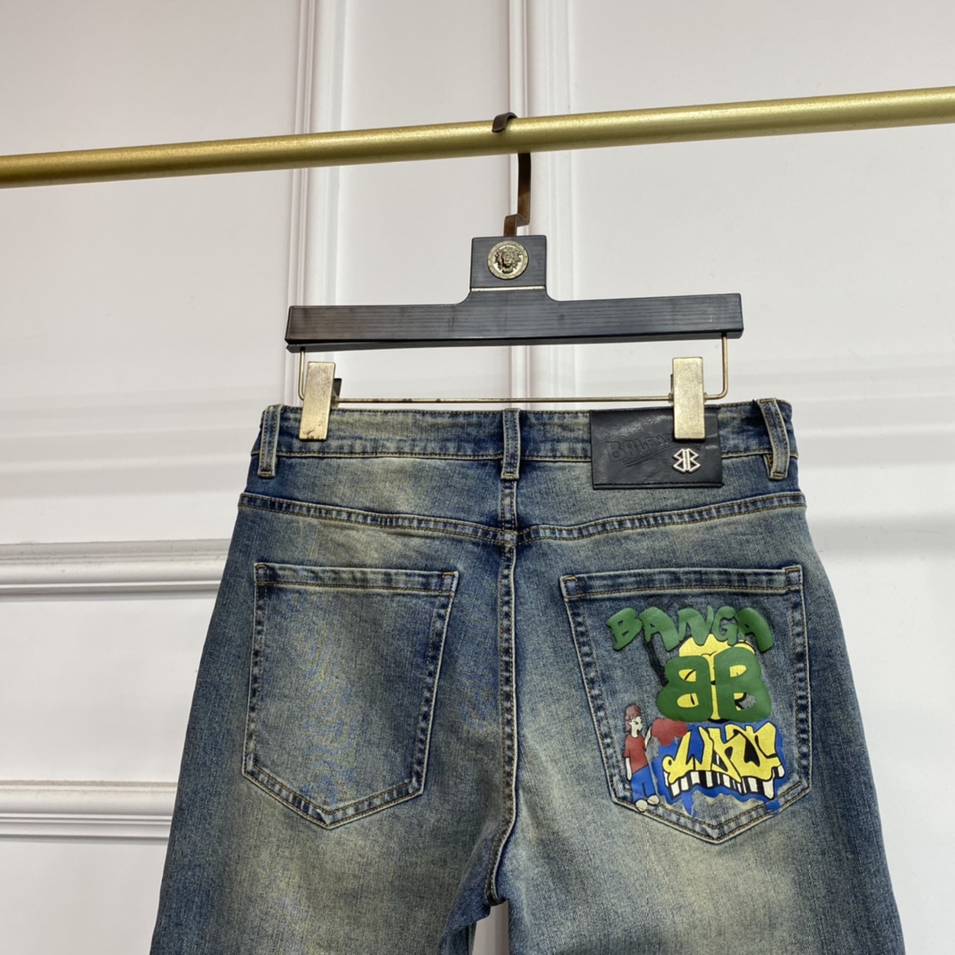 Original Water-Washing Jeans with Premium Craftsmanship and Unique Design, Code m-xxl - 图片 5